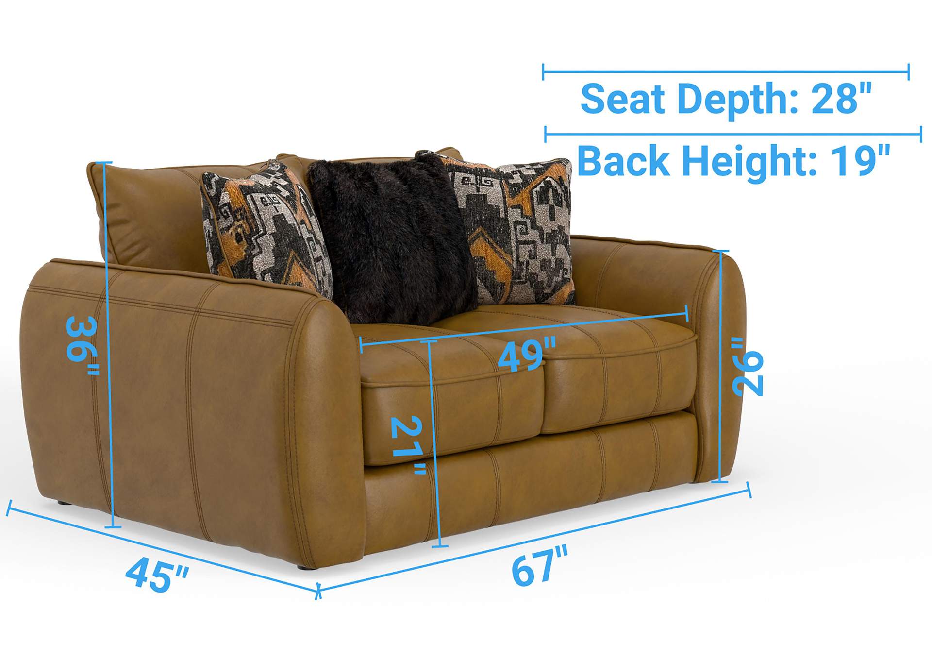 Corvara Loveseat image 5