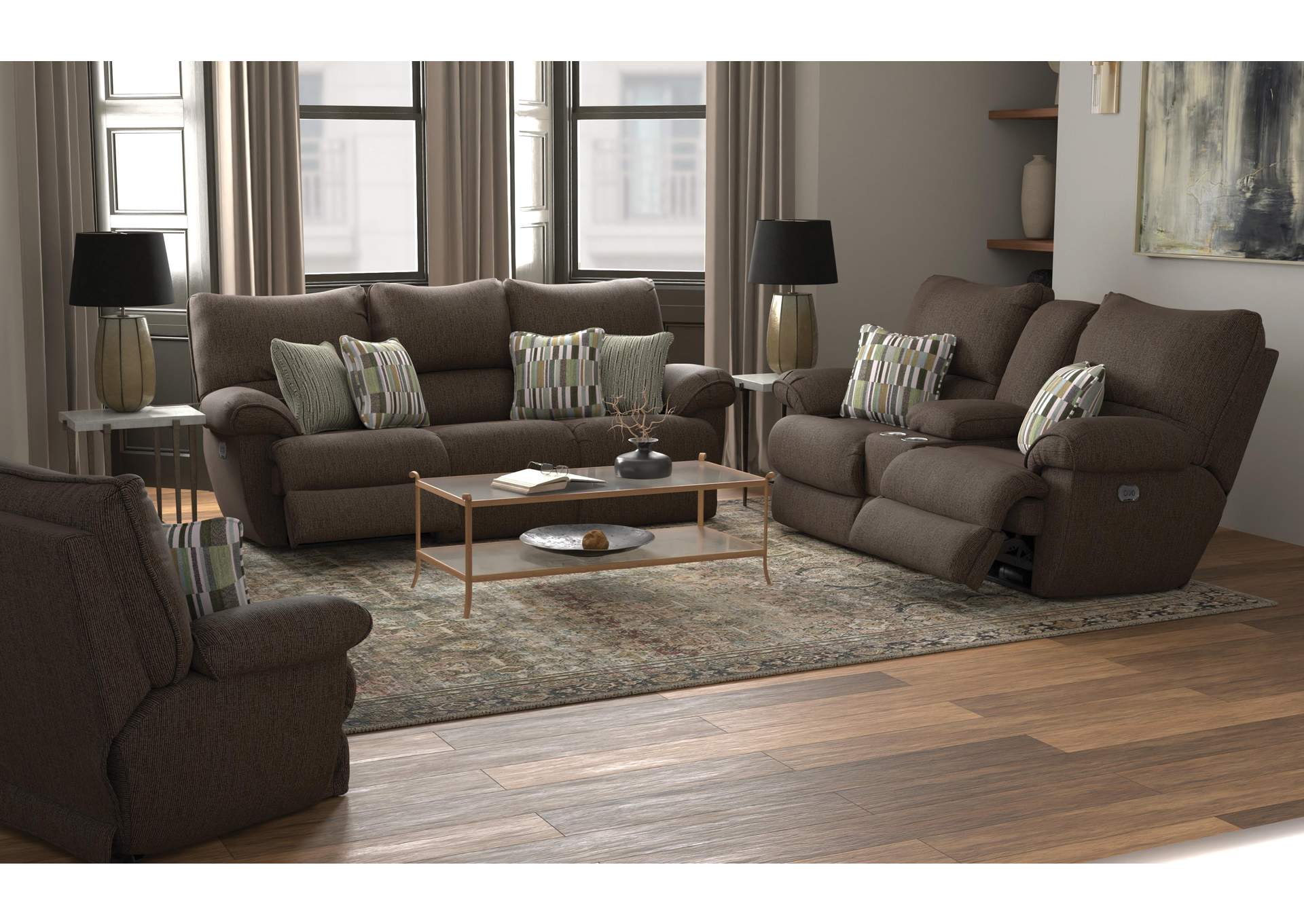 Lenny Power Lay Flat Recliner image 1