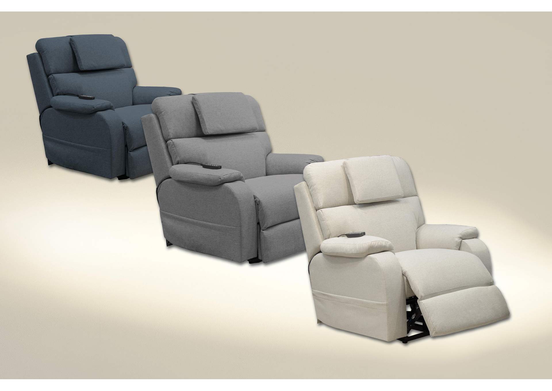 Dreamtime Power Headrest Power Lay Flat Recliner with CR3 Heat and Massageage - ZERO GRAVITY image 1