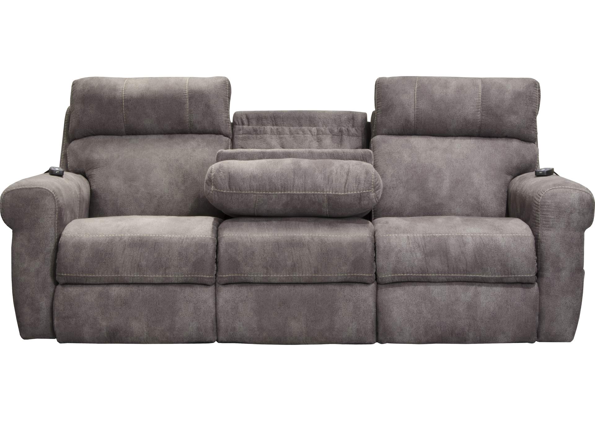 Tranquility Power Headrest Power Layflat Recliner Sofa with Ddt, Cr3 Heat, Massage, Lumbar image 12