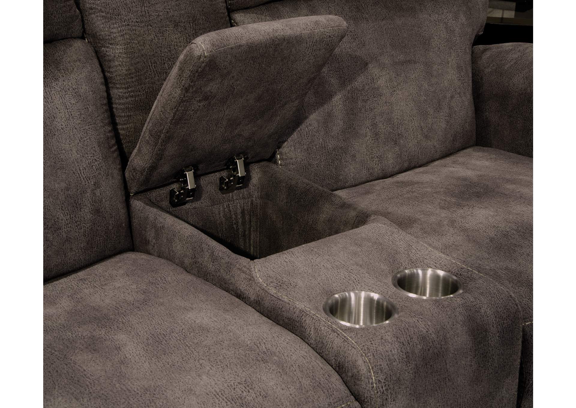 Tranquility Power Headrest Power Layflat Recliner Sofa with Ddt, Cr3 Heat, Massage, Lumbar image 13