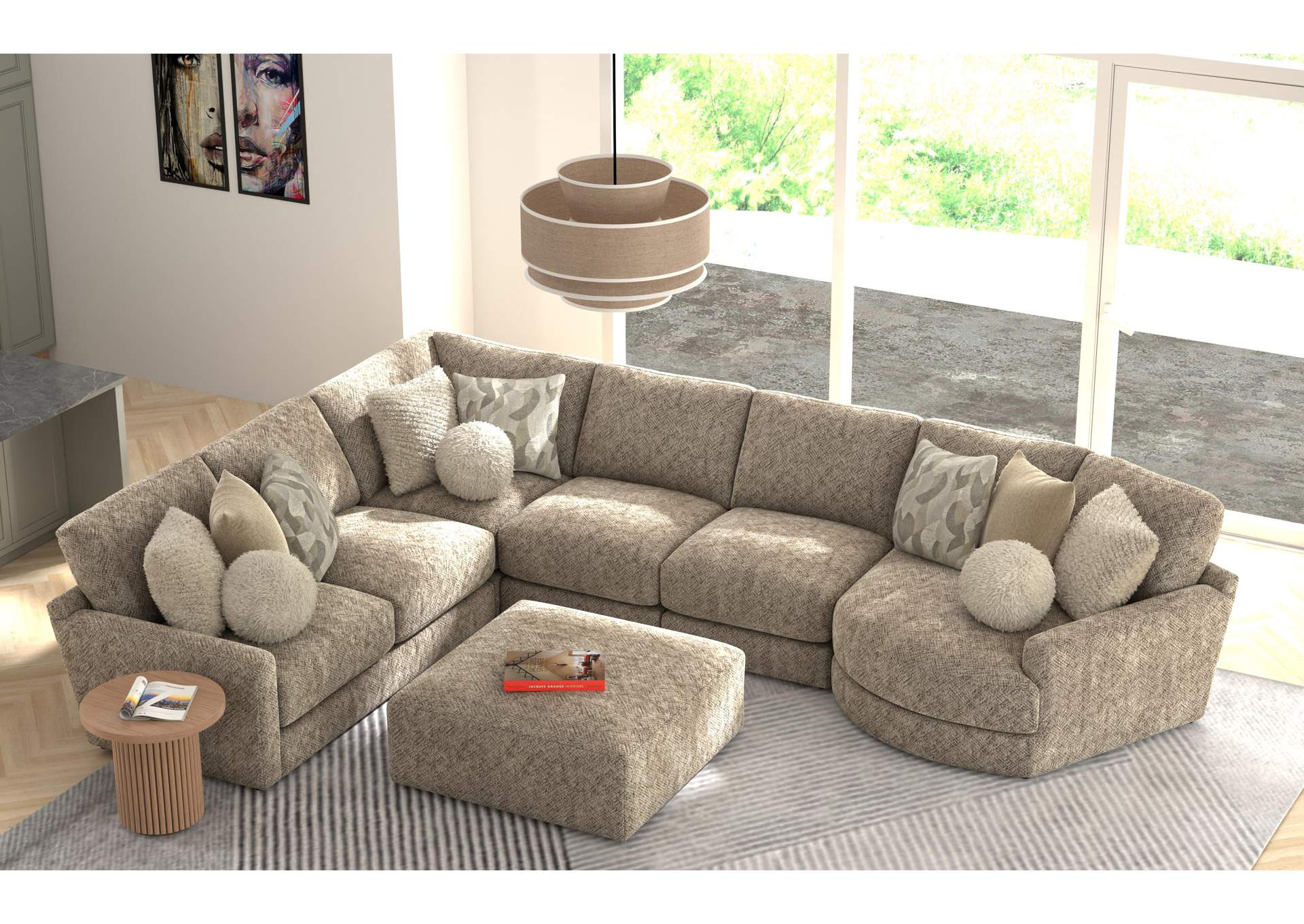 Turner Cocktail Ottoman image 1