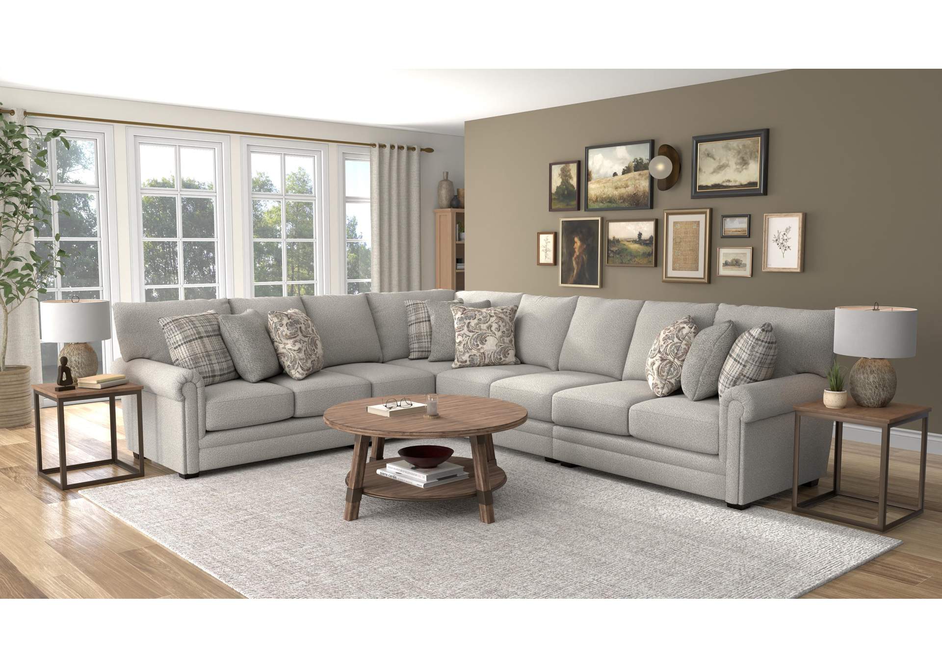 Livingston Cocktail Ottoman 40" image 1