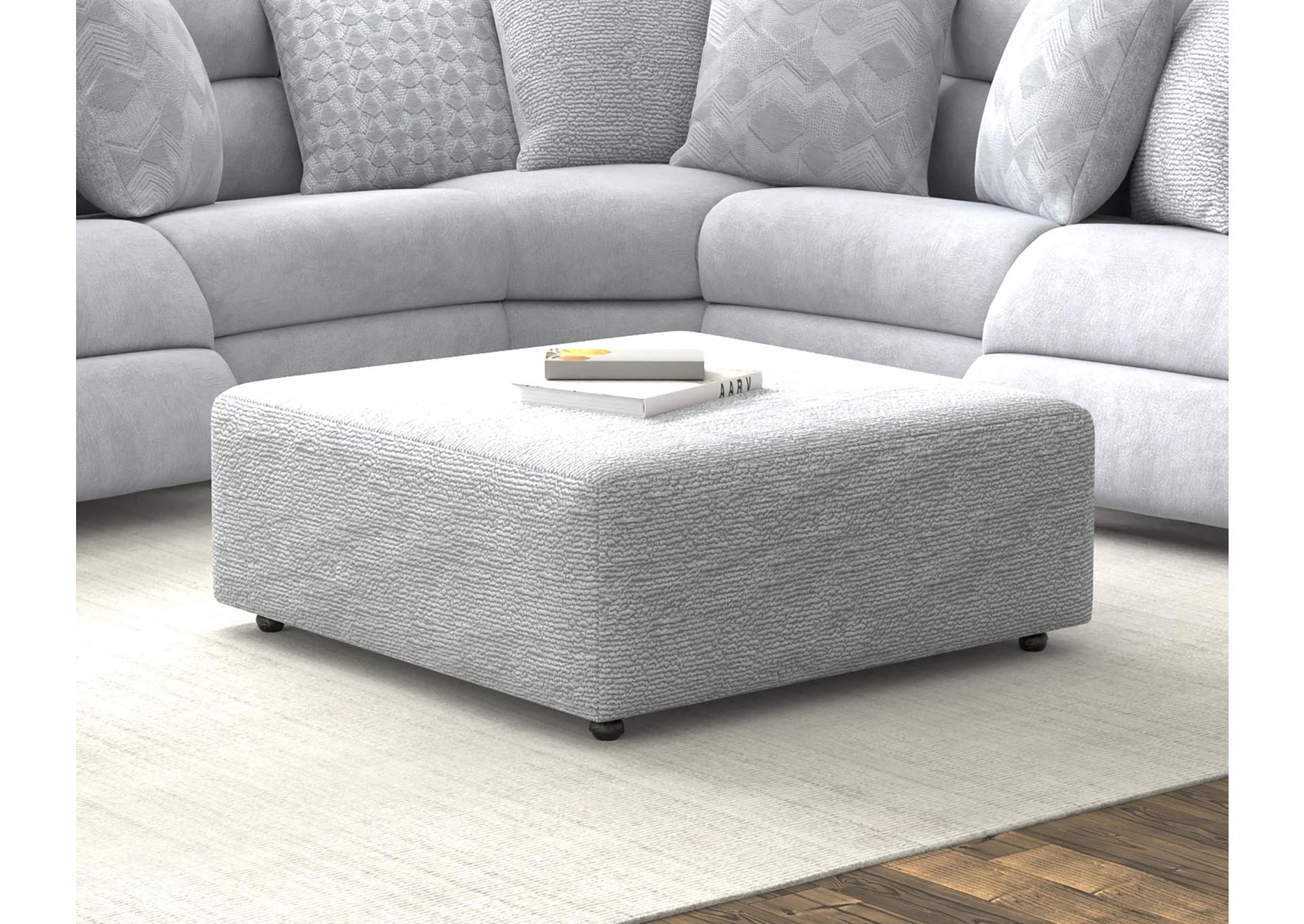 Majesty Castered Cocktail Ottoman image 6