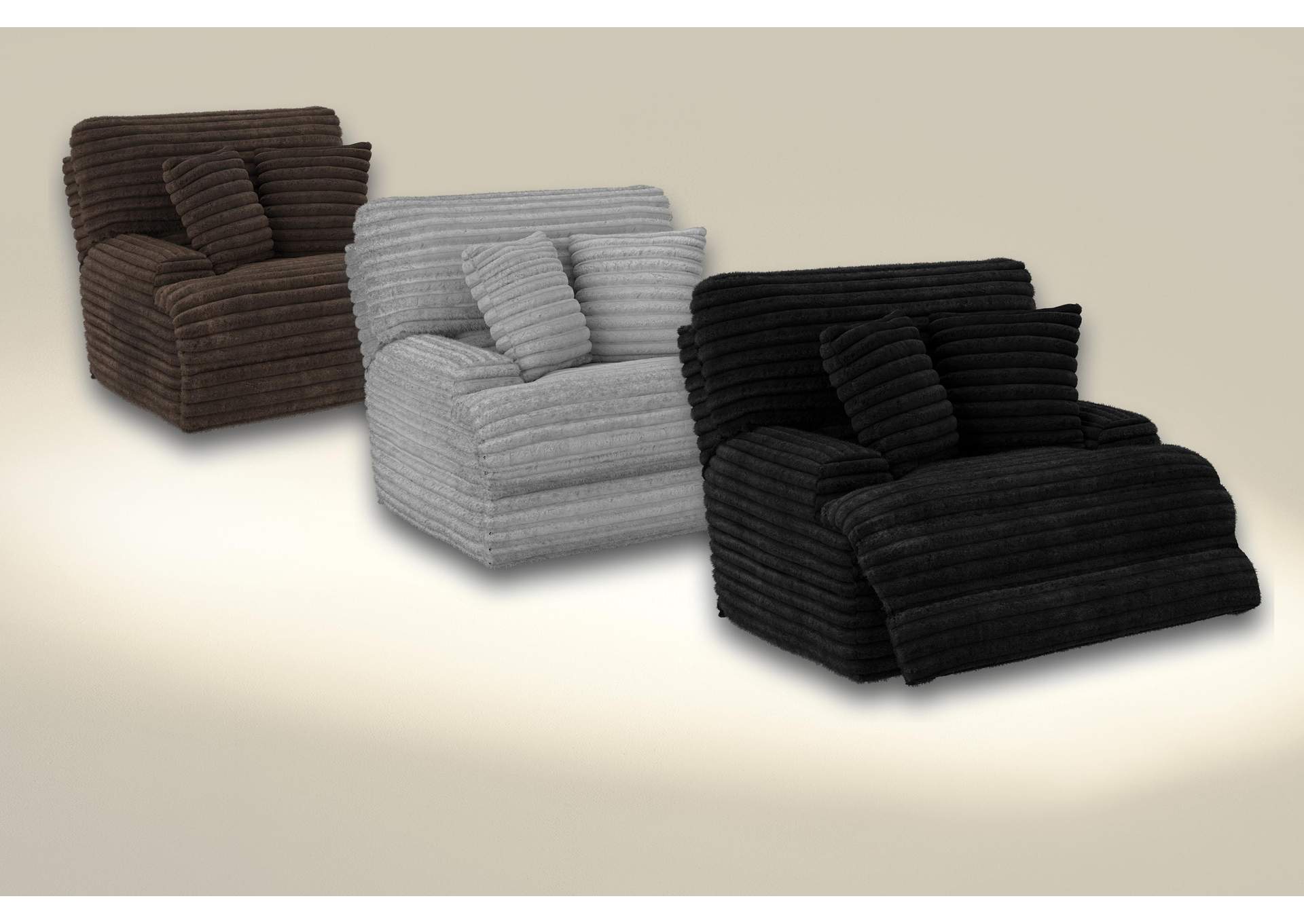 Cushy Power Headrest Deep Seat Recliner image 1