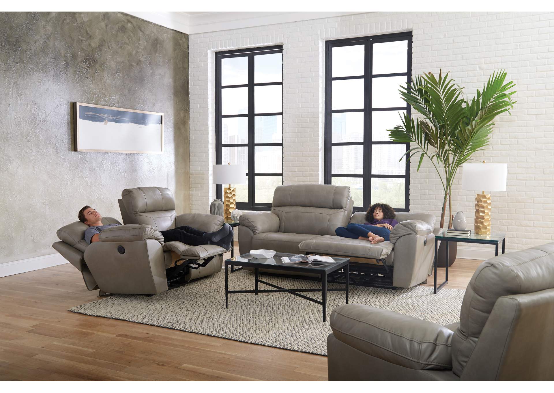 Costa Lay Flat Reclining Loveseat image 4