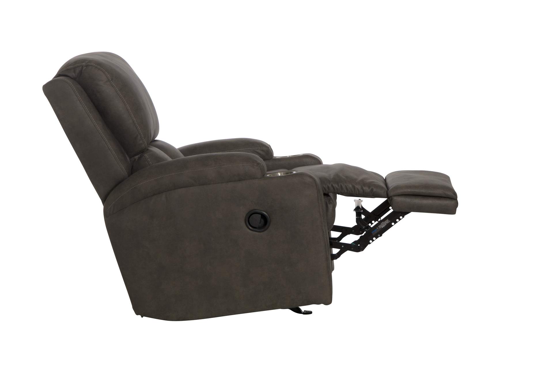 Kyle Rocker Recliner with Dual Cupholders