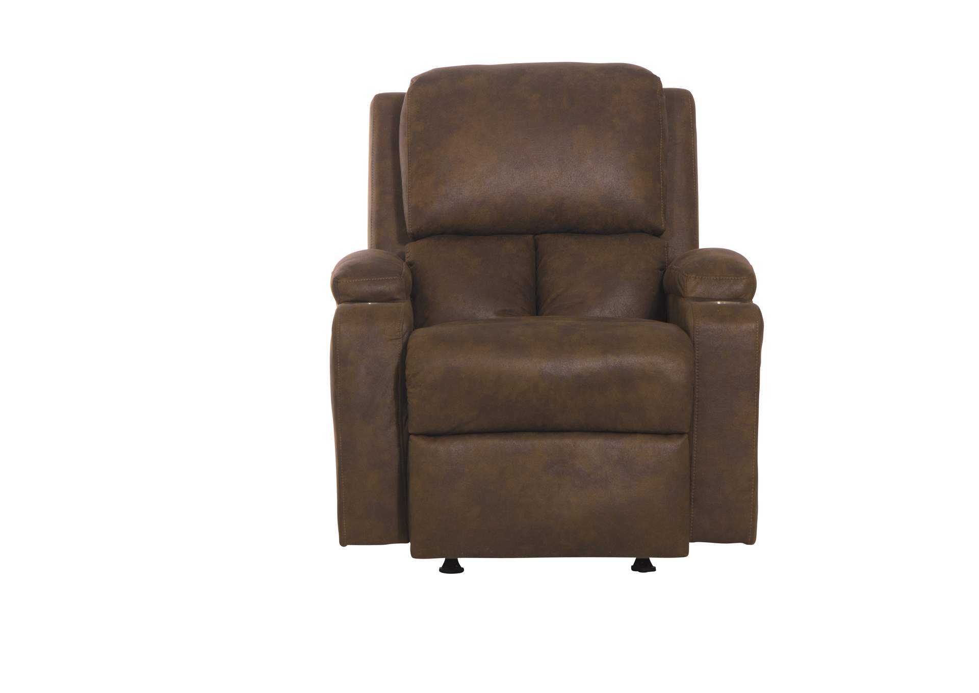 Kyle Rocker Recliner with Dual Cupholders