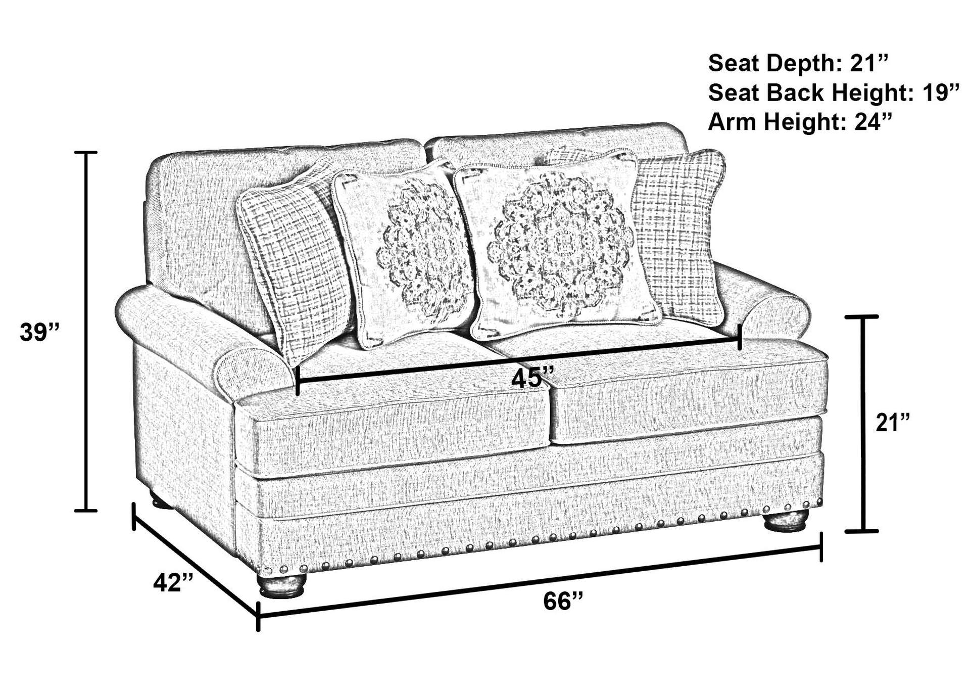 Farmington Loveseat image 7