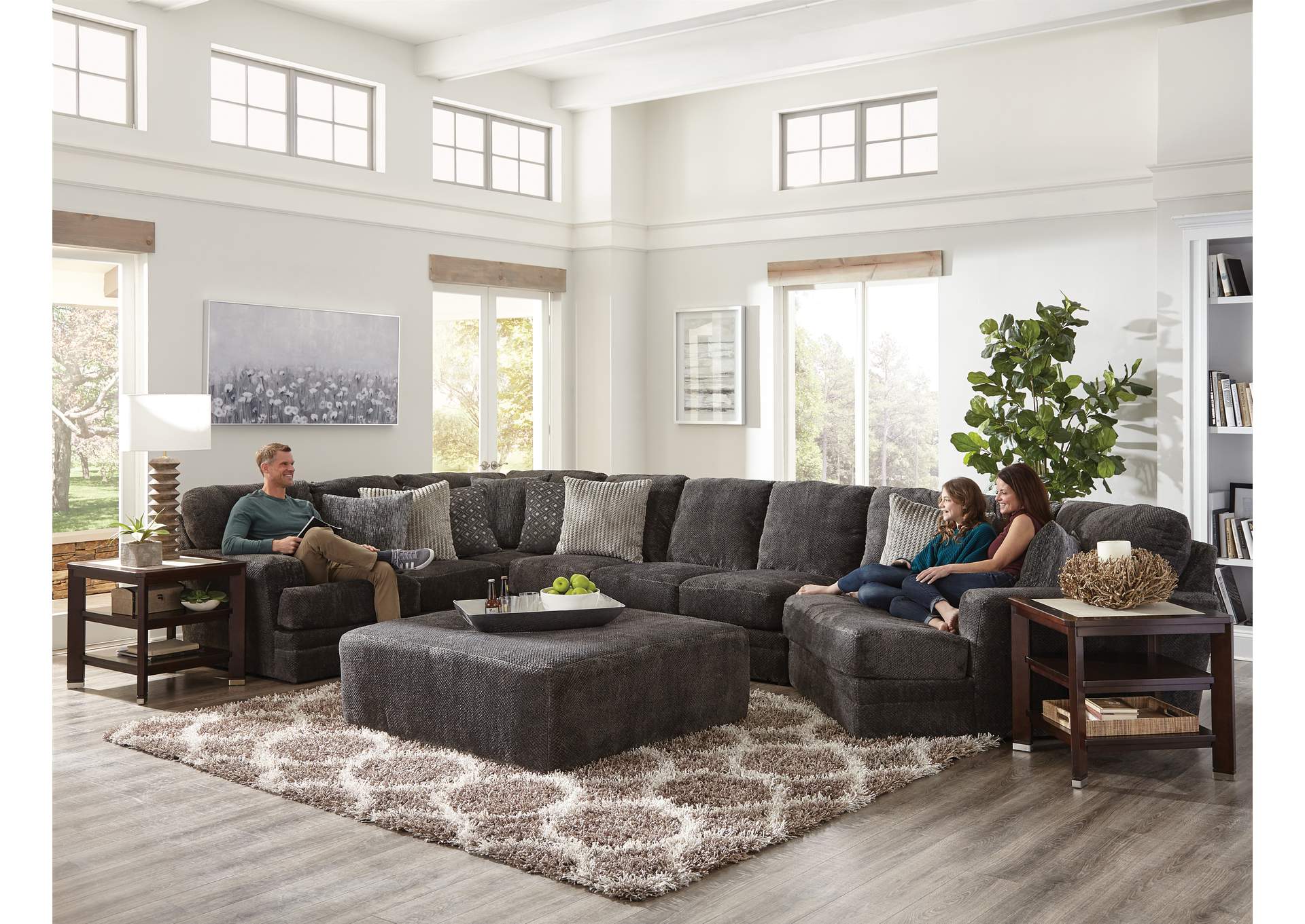 Mammoth Cocktail Ottoman 40"