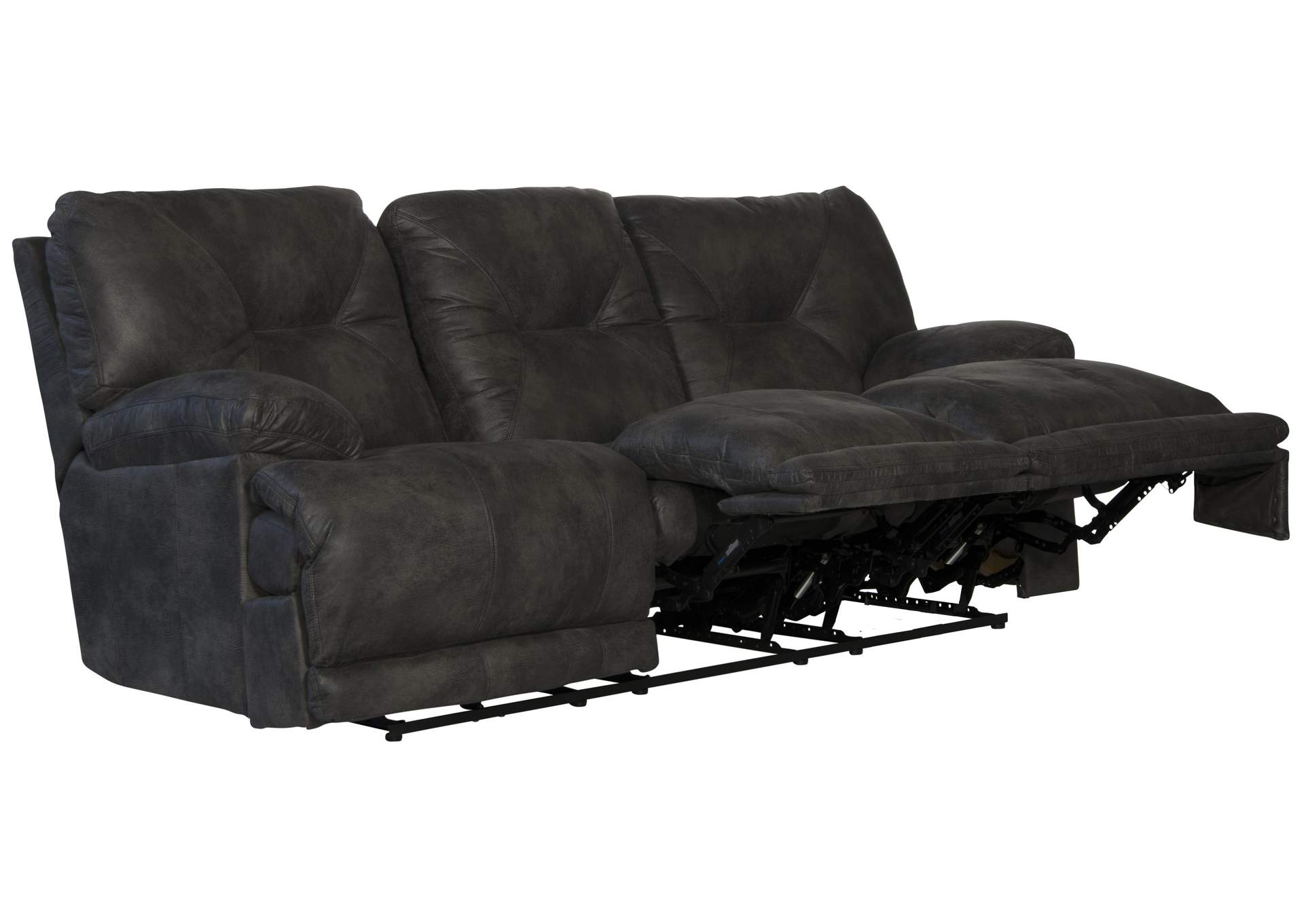 Voyager Lay Flat Recliner Sofa with 3X Drop Down Table image 6