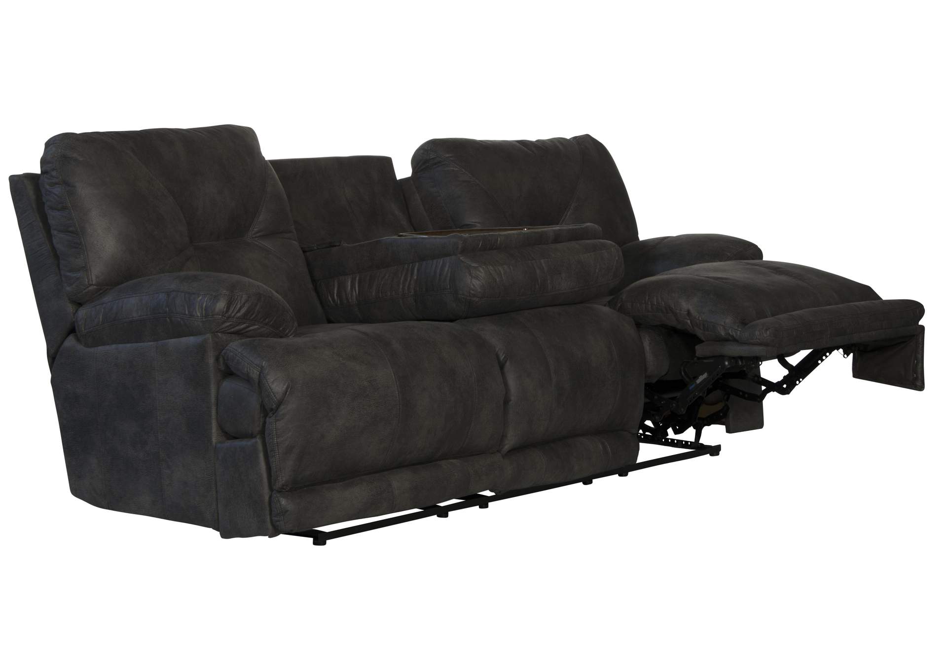 Voyager Lay Flat Recliner Sofa with 3X Drop Down Table image 10