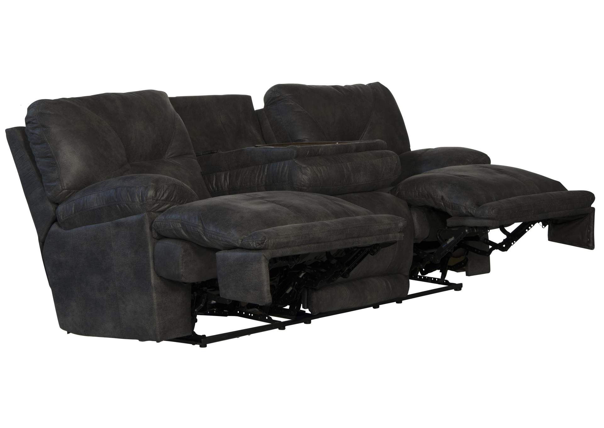 Voyager Lay Flat Recliner Sofa with 3X Drop Down Table image 11