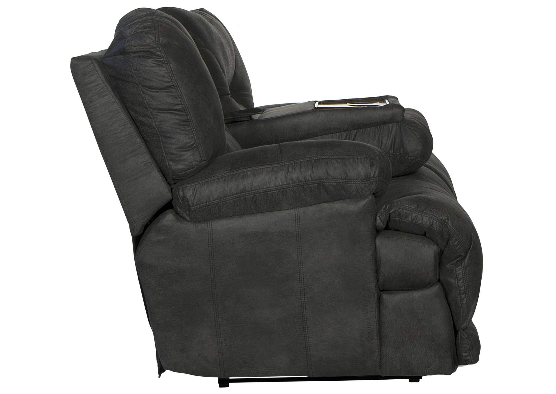 Voyager Lay Flat Recliner Sofa with 3X Drop Down Table image 14