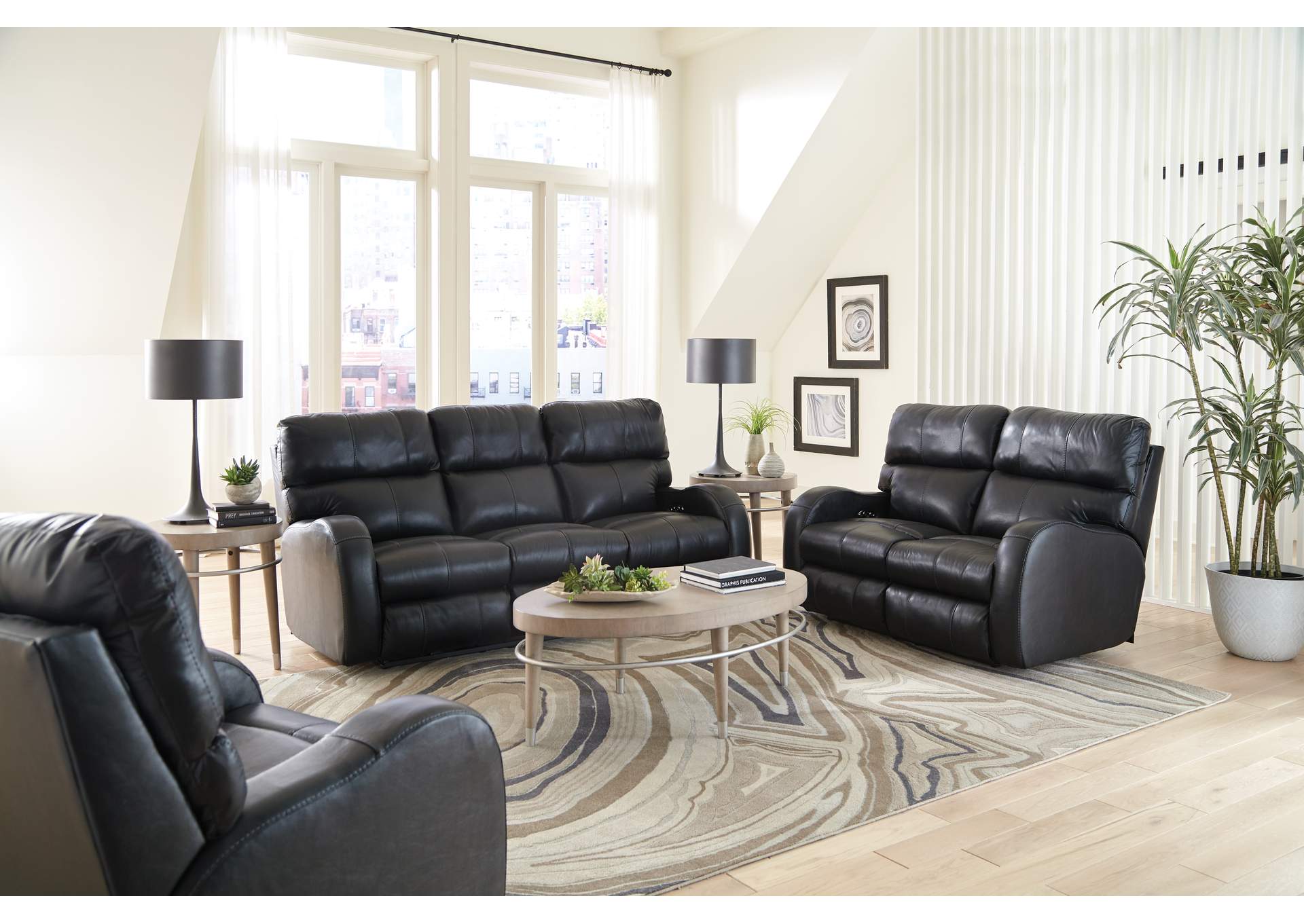 Angelo Power Headrest Power Layflat Reclining Sofa image 4