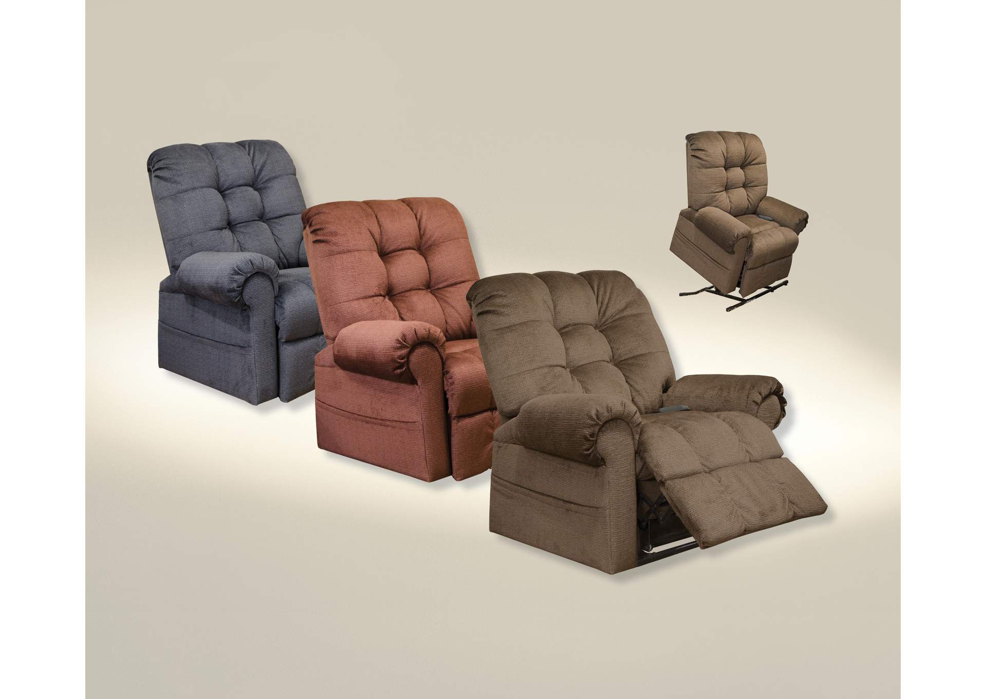 Omni Powr Lift Chaise Recliner Full Lay-Out image 1