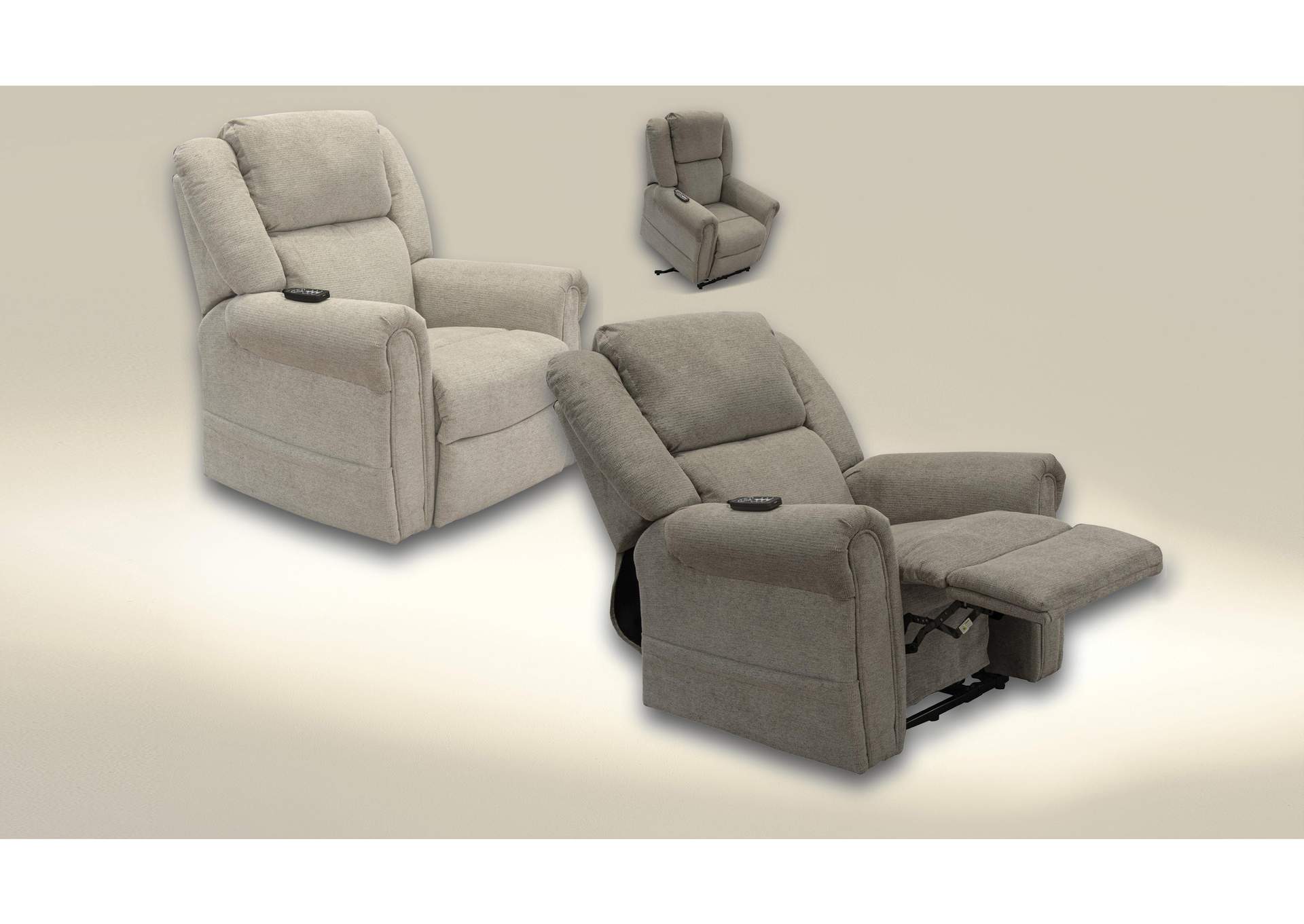 Paradise Power Lift - Headrest - Lay Flat Recliner with CR3 Heat and Massageage image 1