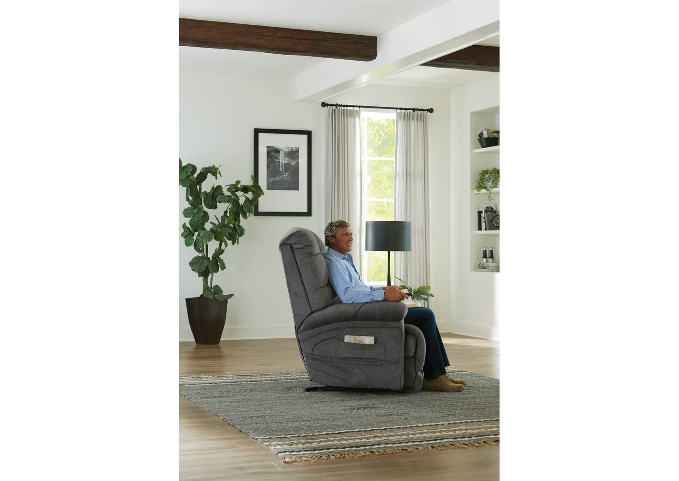 Longevity Power Lift Recliner with Dual Motor, Zero Gravity Trendelenburg, Xtra Comfort Extended Ottoman image 20