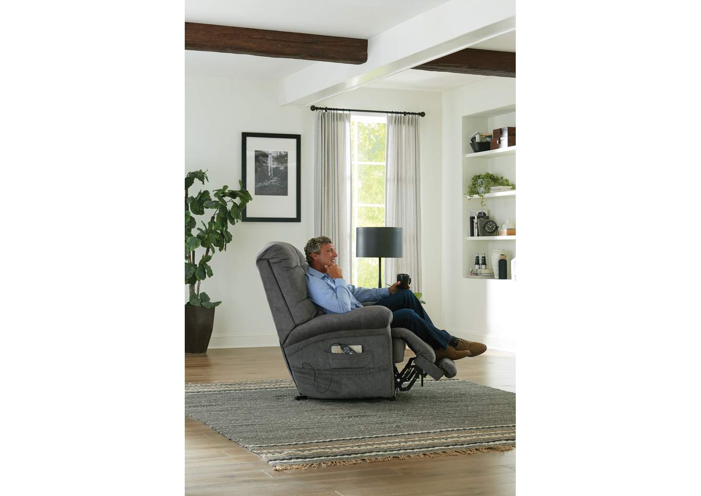 Longevity Power Lift Recliner with Dual Motor, Zero Gravity Trendelenburg, Xtra Comfort Extended Ottoman image 19