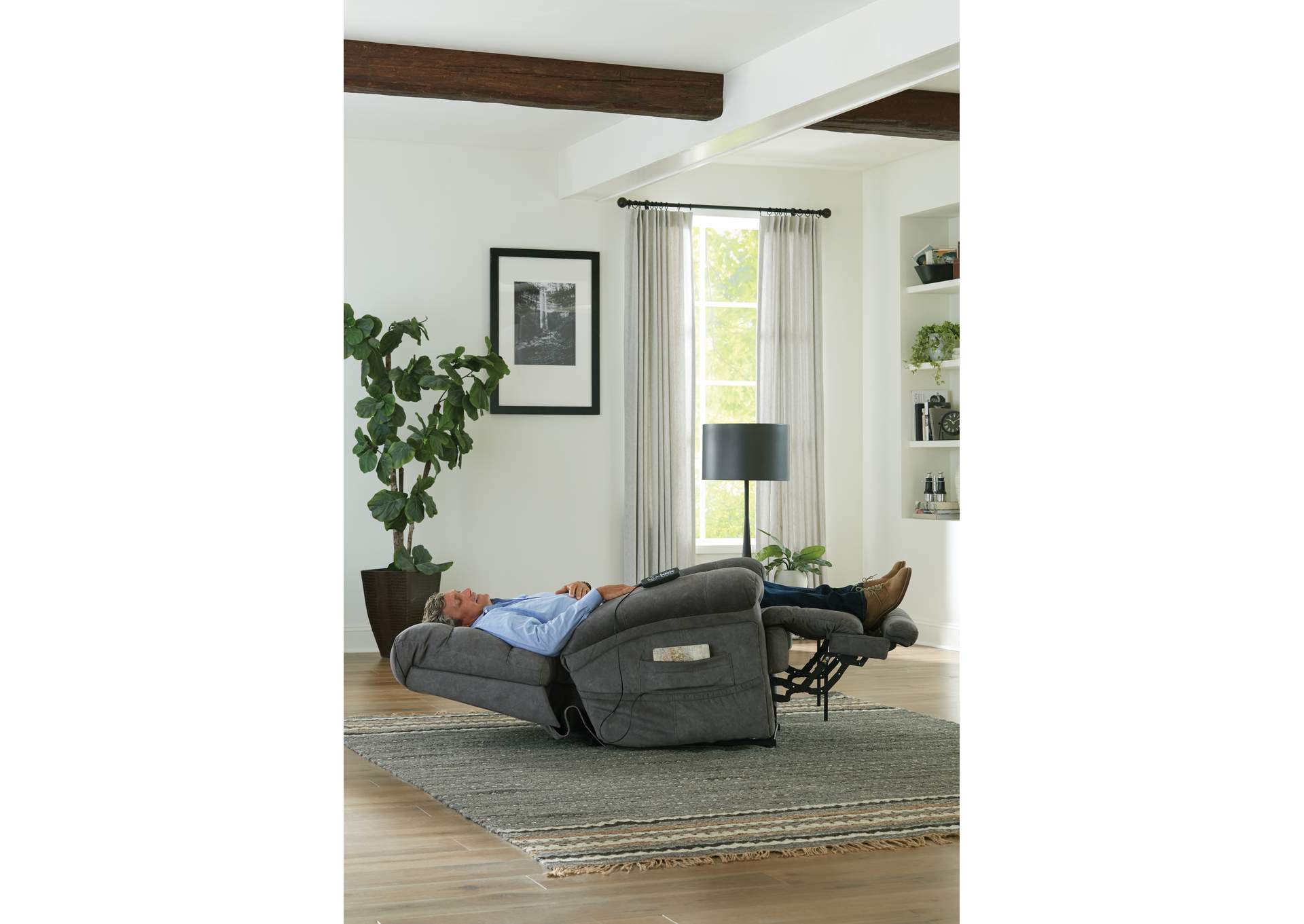Longevity Power Lift Recliner with Dual Motor, Zero Gravity Trendelenburg, Xtra Comfort Extended Ottoman image 18