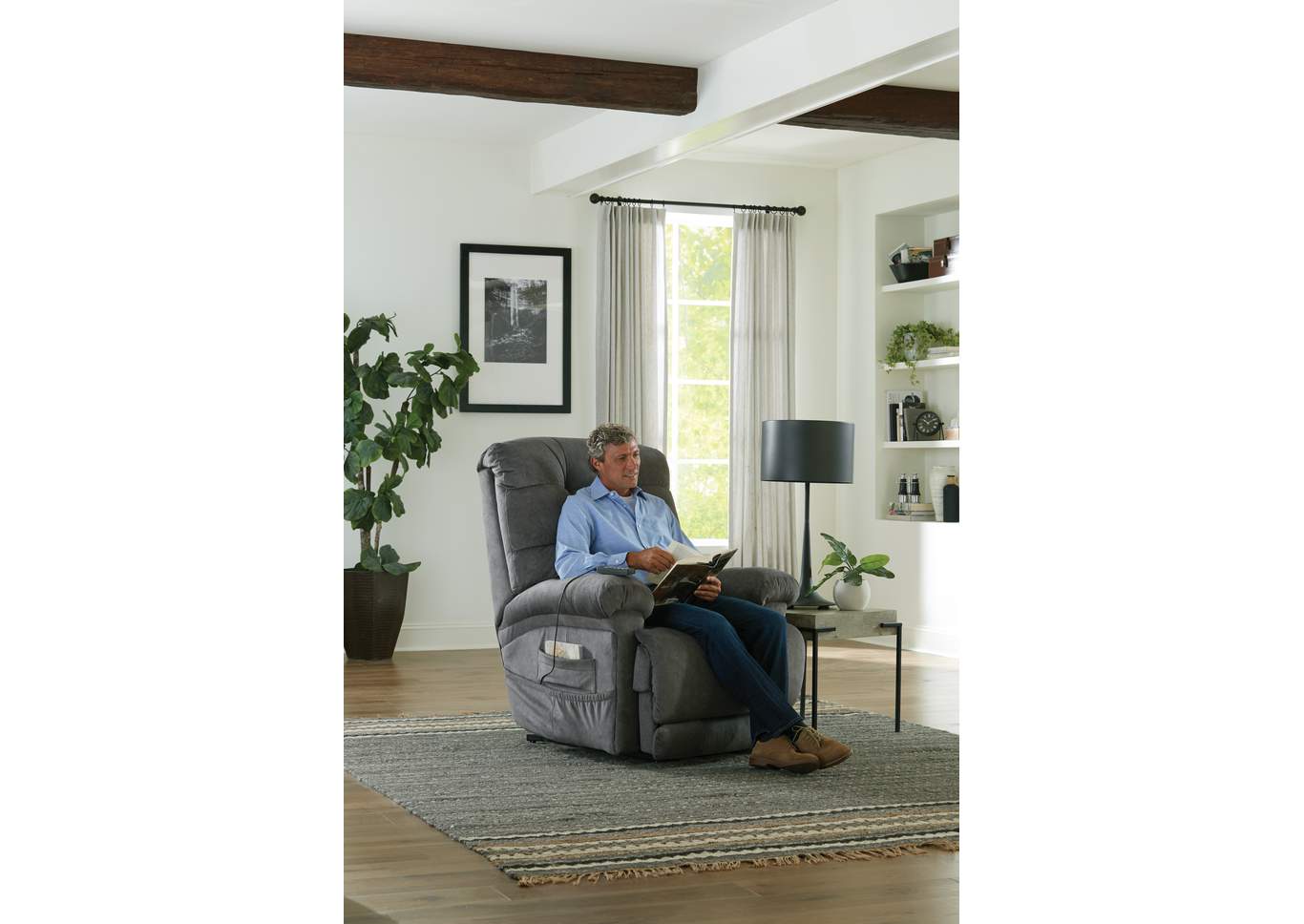 Longevity Power Lift Recliner with Dual Motor, Zero Gravity Trendelenburg, Xtra Comfort Extended Ottoman image 15