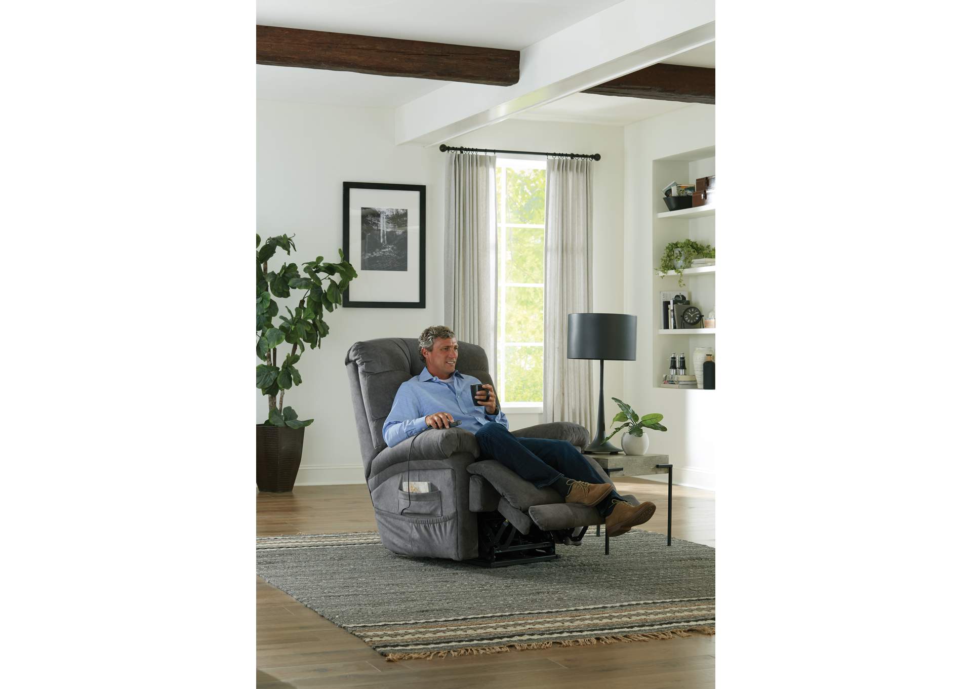 Longevity Power Lift Recliner with Dual Motor, Zero Gravity Trendelenburg, Xtra Comfort Extended Ottoman image 14