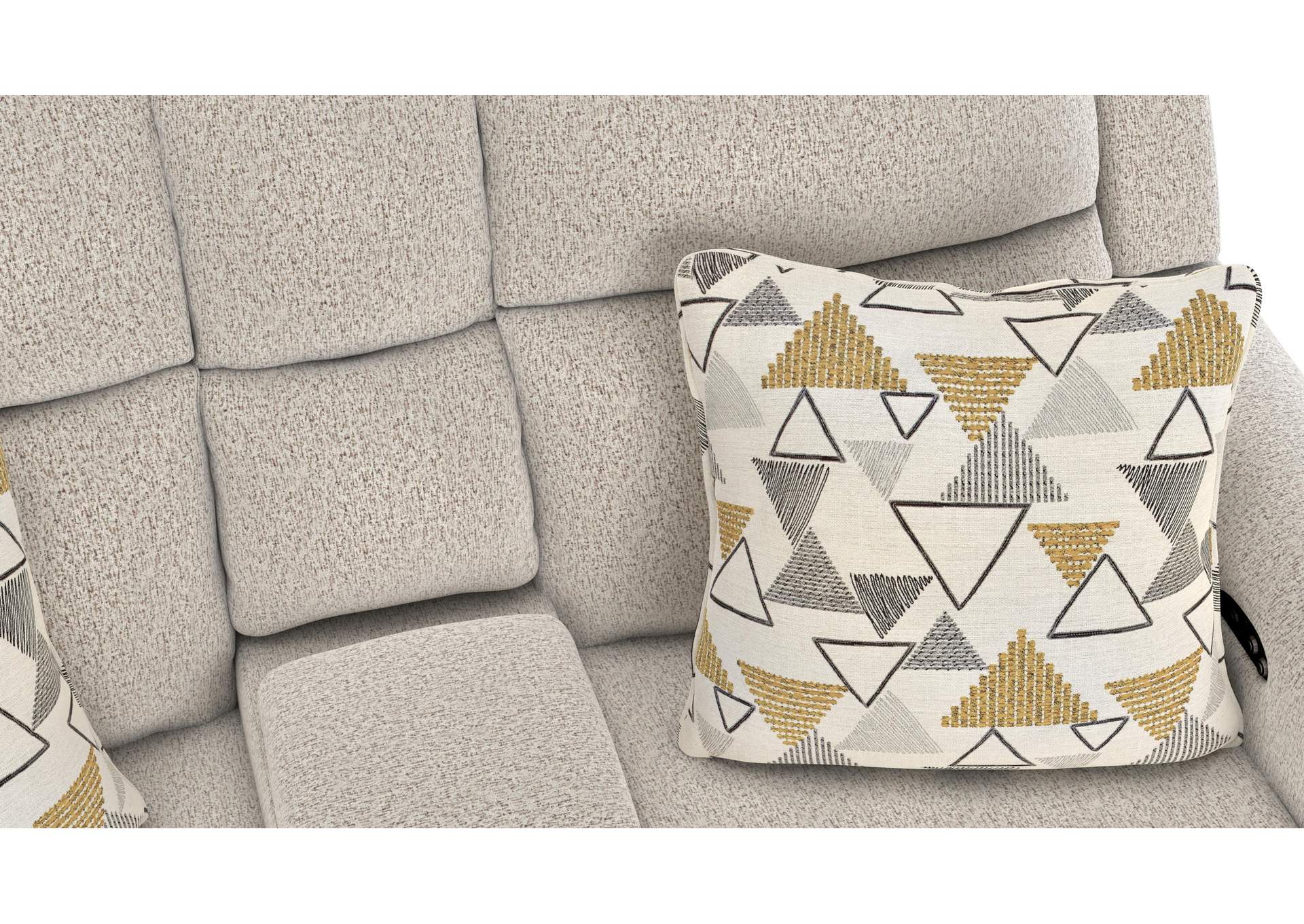 Micah Power Headrest Power Deep Seat Reclining Console Loveseat image 7