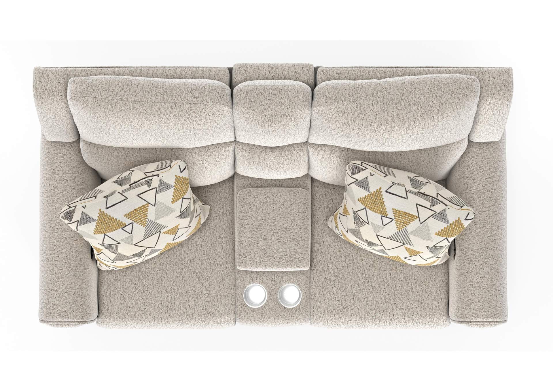 Micah Power Headrest Power Deep Seat Reclining Console Loveseat image 10