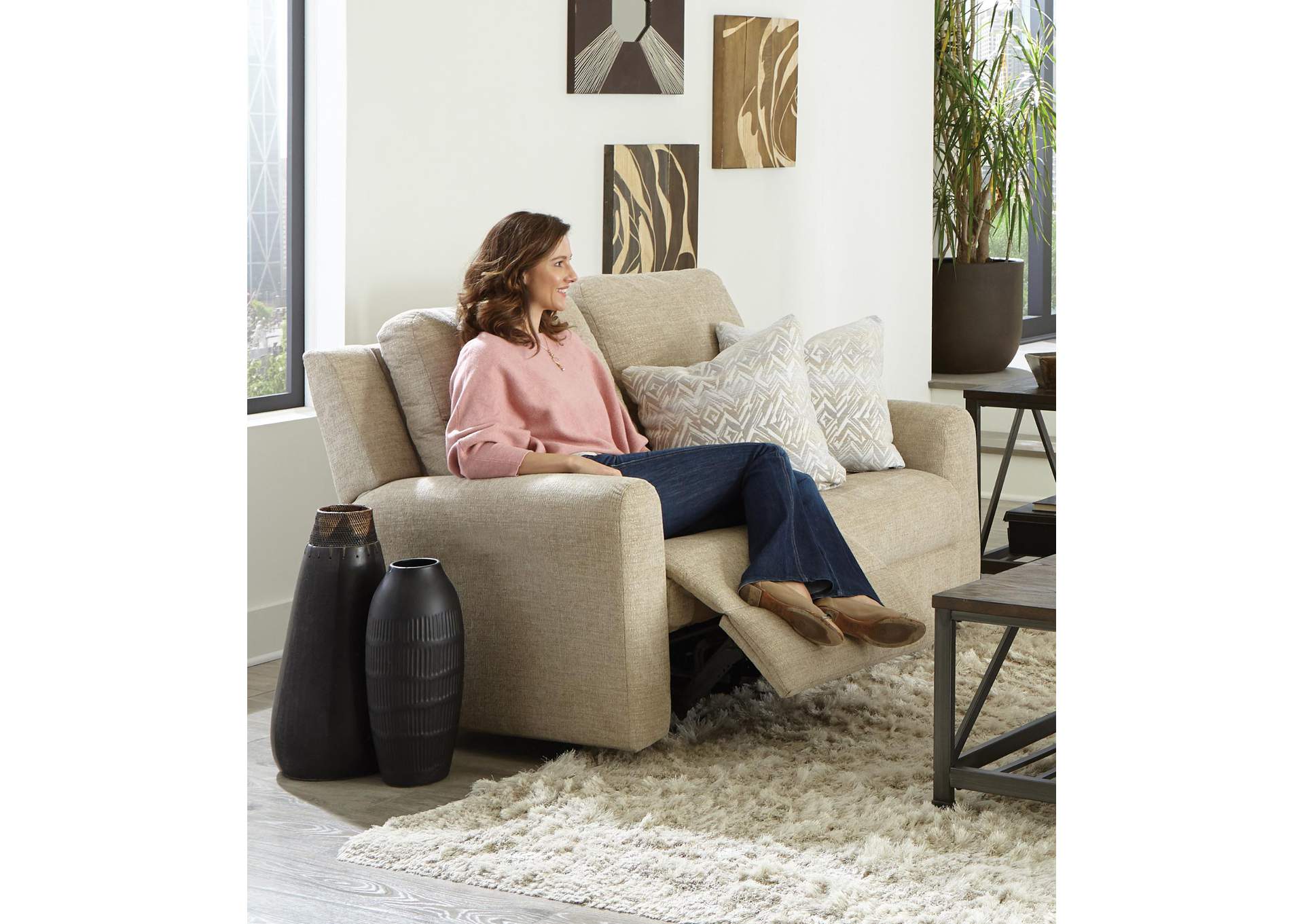 Calvin Power Reclining Loveseat image 7