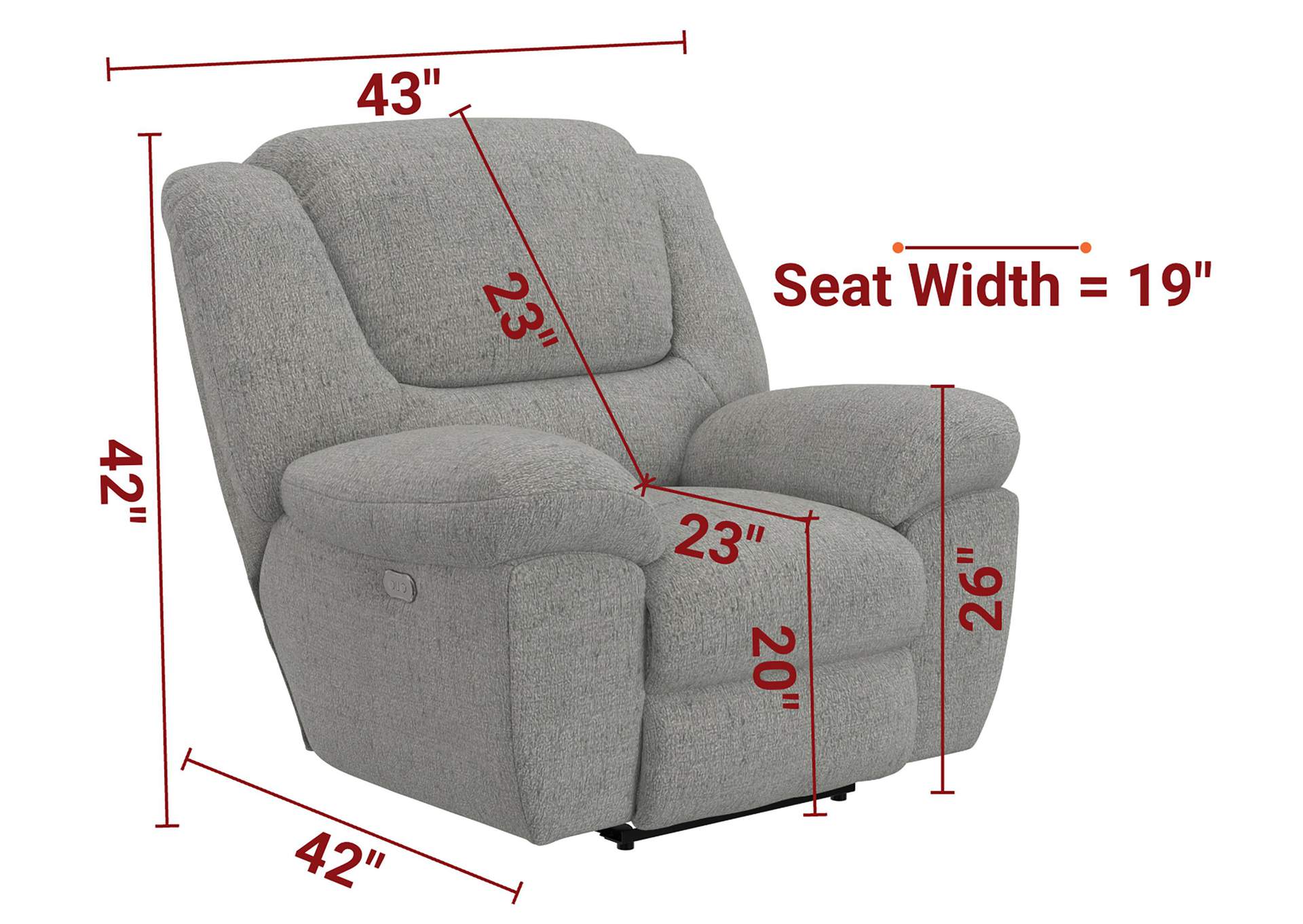 Trifecta Power Wall Hugger Recliner image 8
