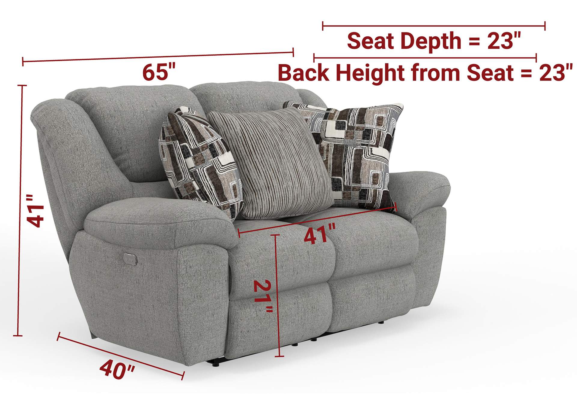 Trifecta Power Reclining Loveseat image 8