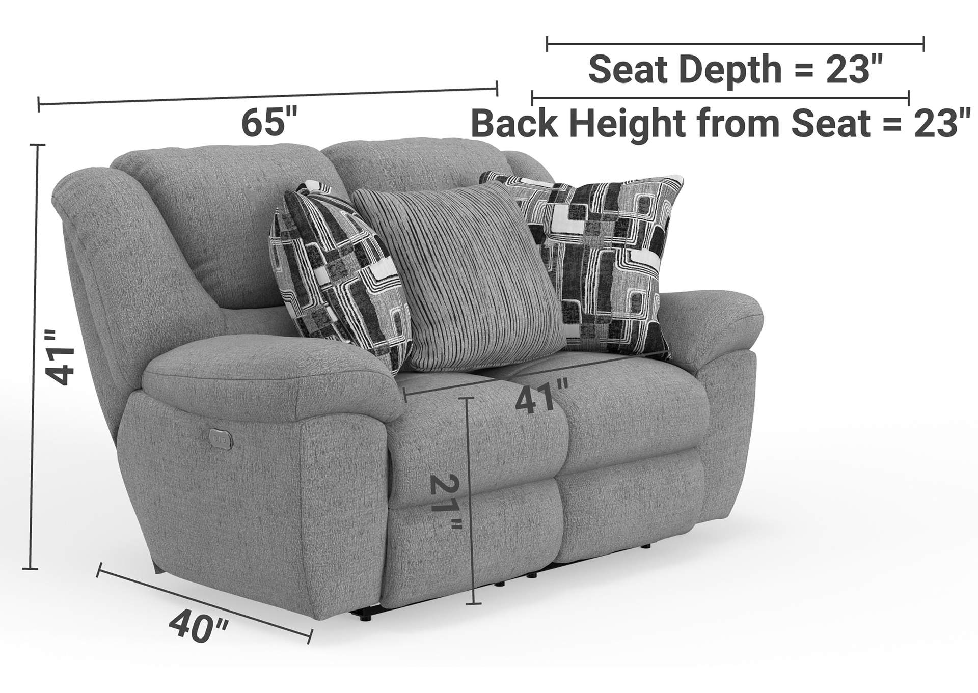 Trifecta Power Reclining Loveseat image 9