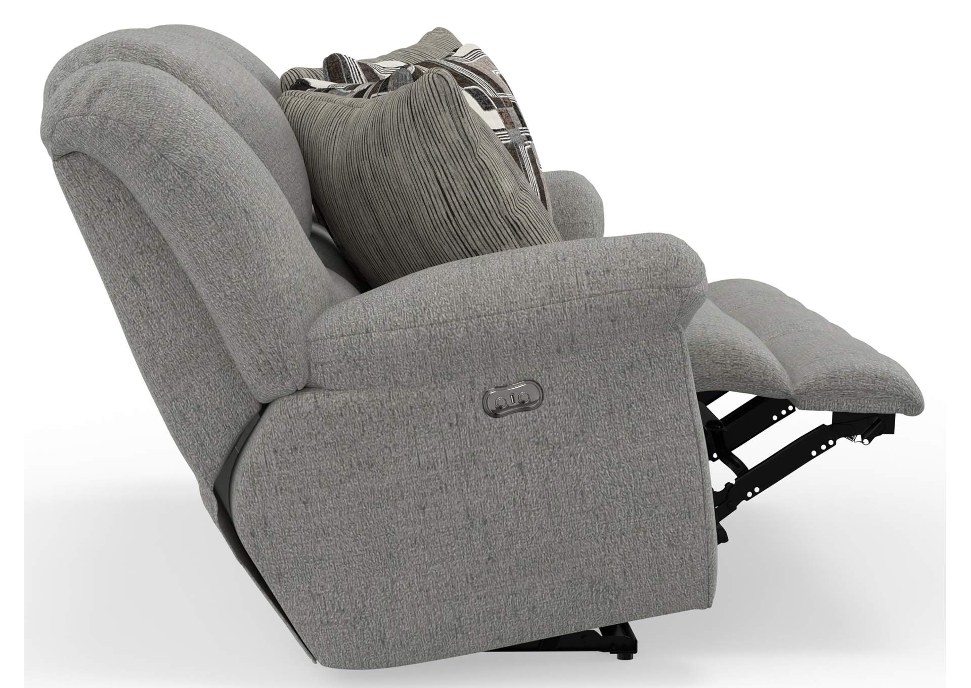 Trifecta Power Sofa with 3 Recliners and Drop Down Table image 5