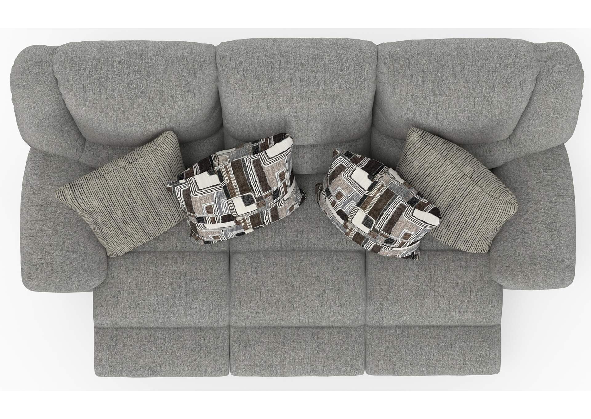 Trifecta Power Sofa with 3 Recliners and Drop Down Table image 7