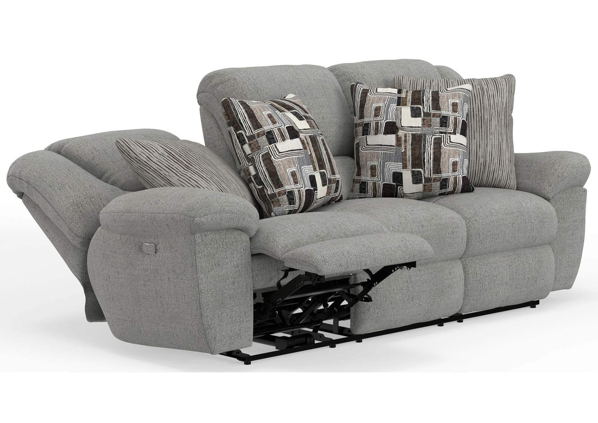 Trifecta Power Sofa with 3 Recliners and Drop Down Table image 14