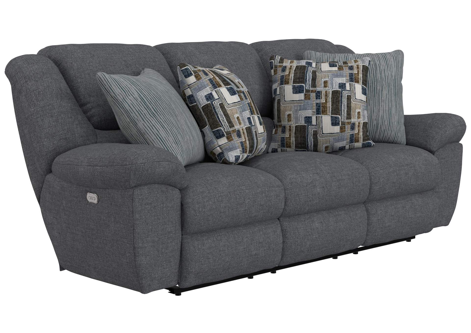 Trifecta Power Sofa with 3 Recliners and Drop Down Table image 6
