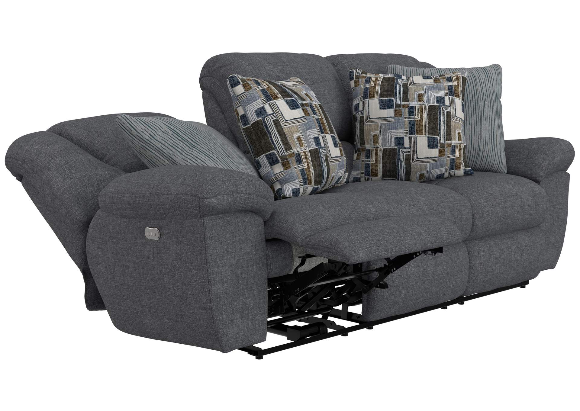 Trifecta Power Sofa with 3 Recliners and Drop Down Table image 8