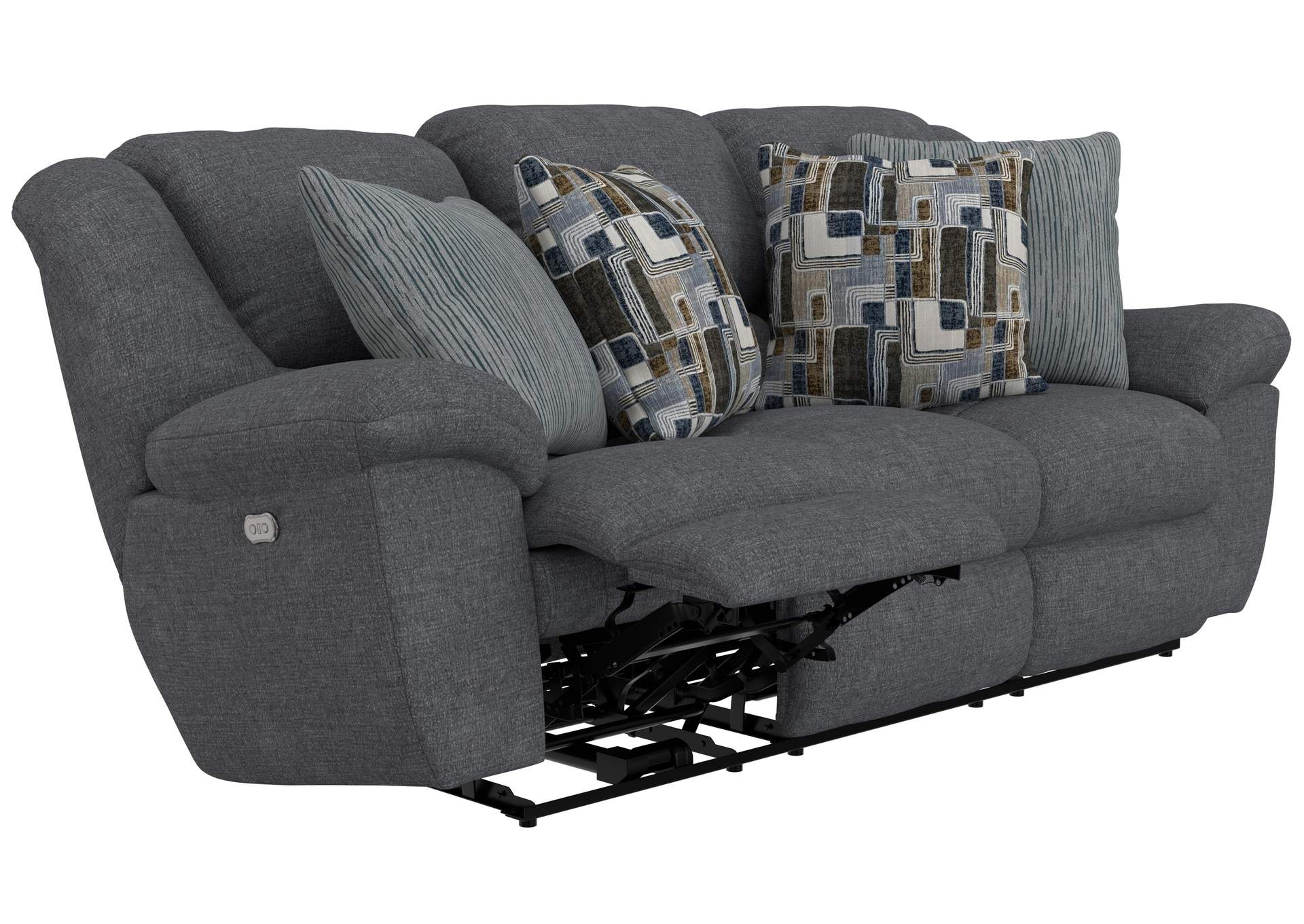 Trifecta Power Sofa with 3 Recliners and Drop Down Table image 7