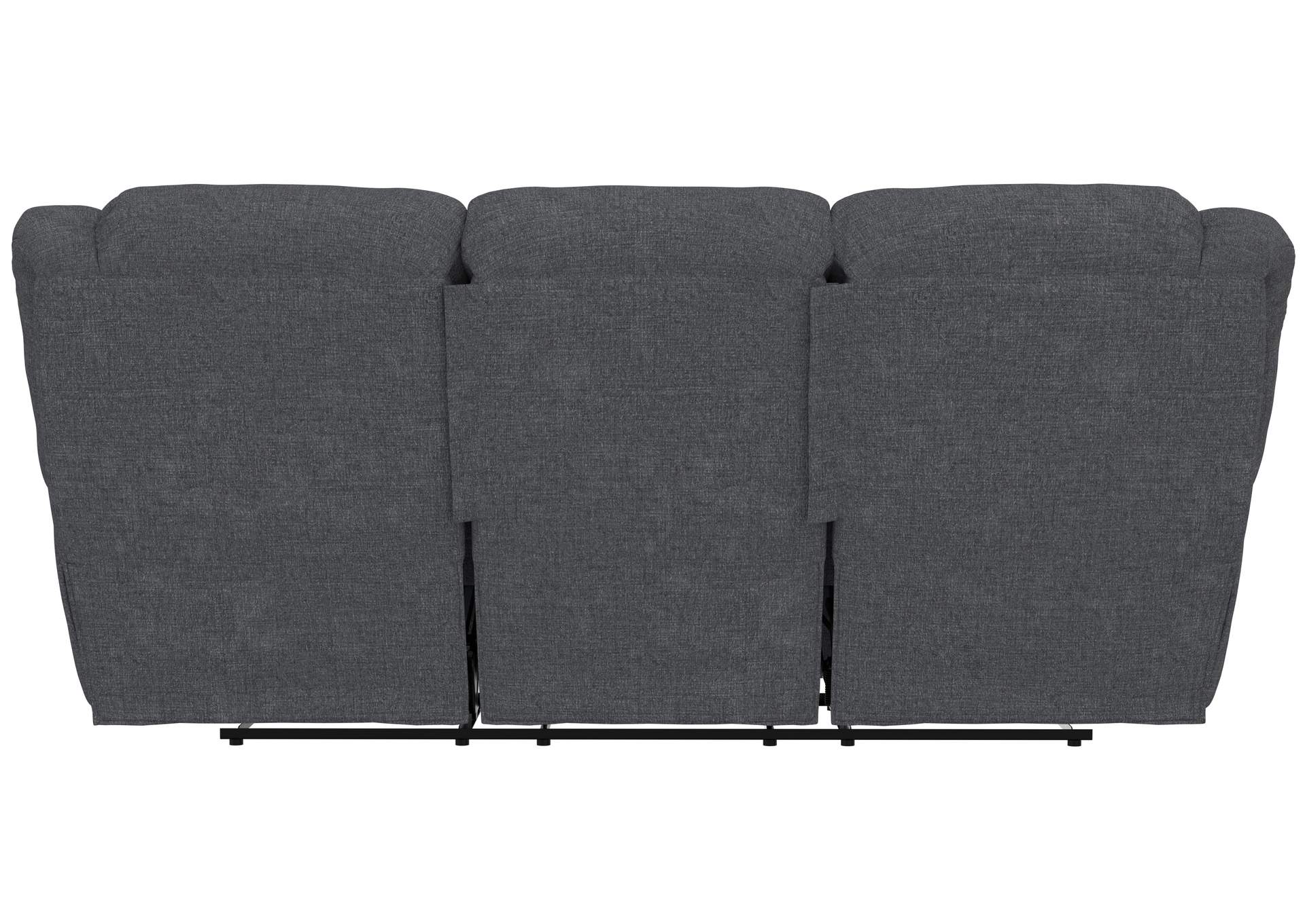 Trifecta Power Sofa with 3 Recliners and Drop Down Table image 9