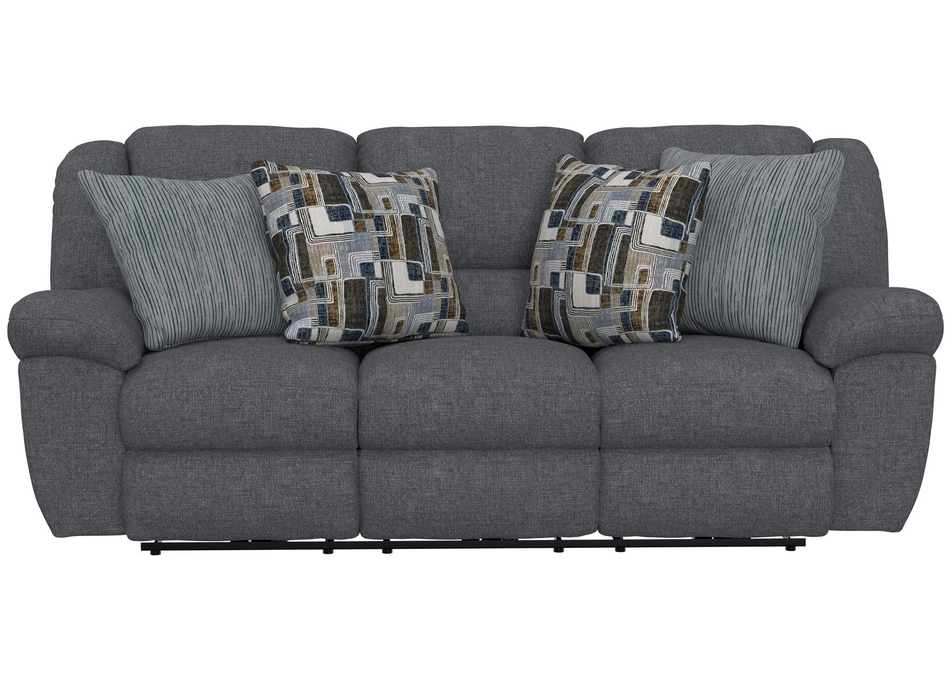 Trifecta Power Sofa with 3 Recliners and Drop Down Table image 12