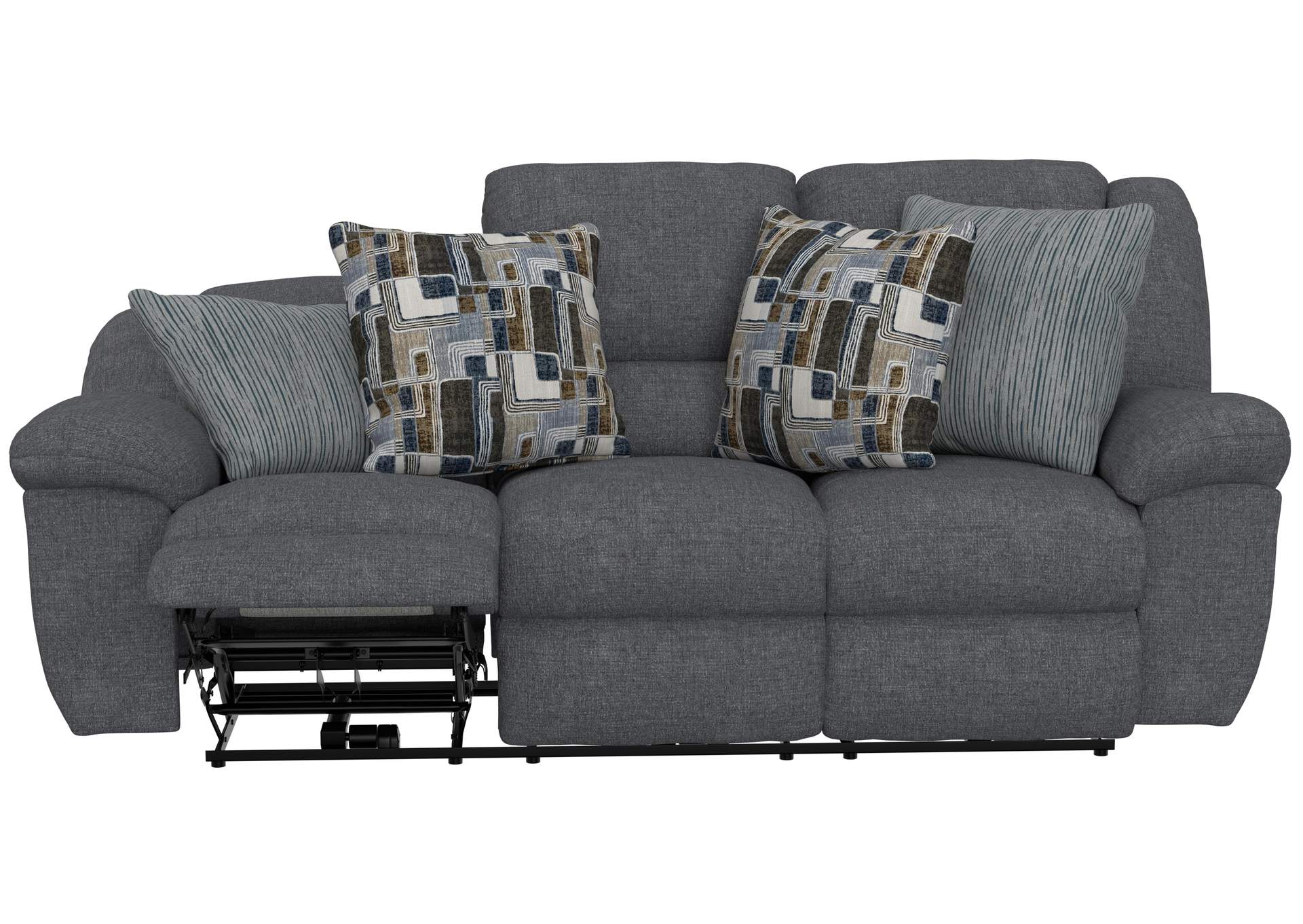 Trifecta Power Sofa with 3 Recliners and Drop Down Table image 13