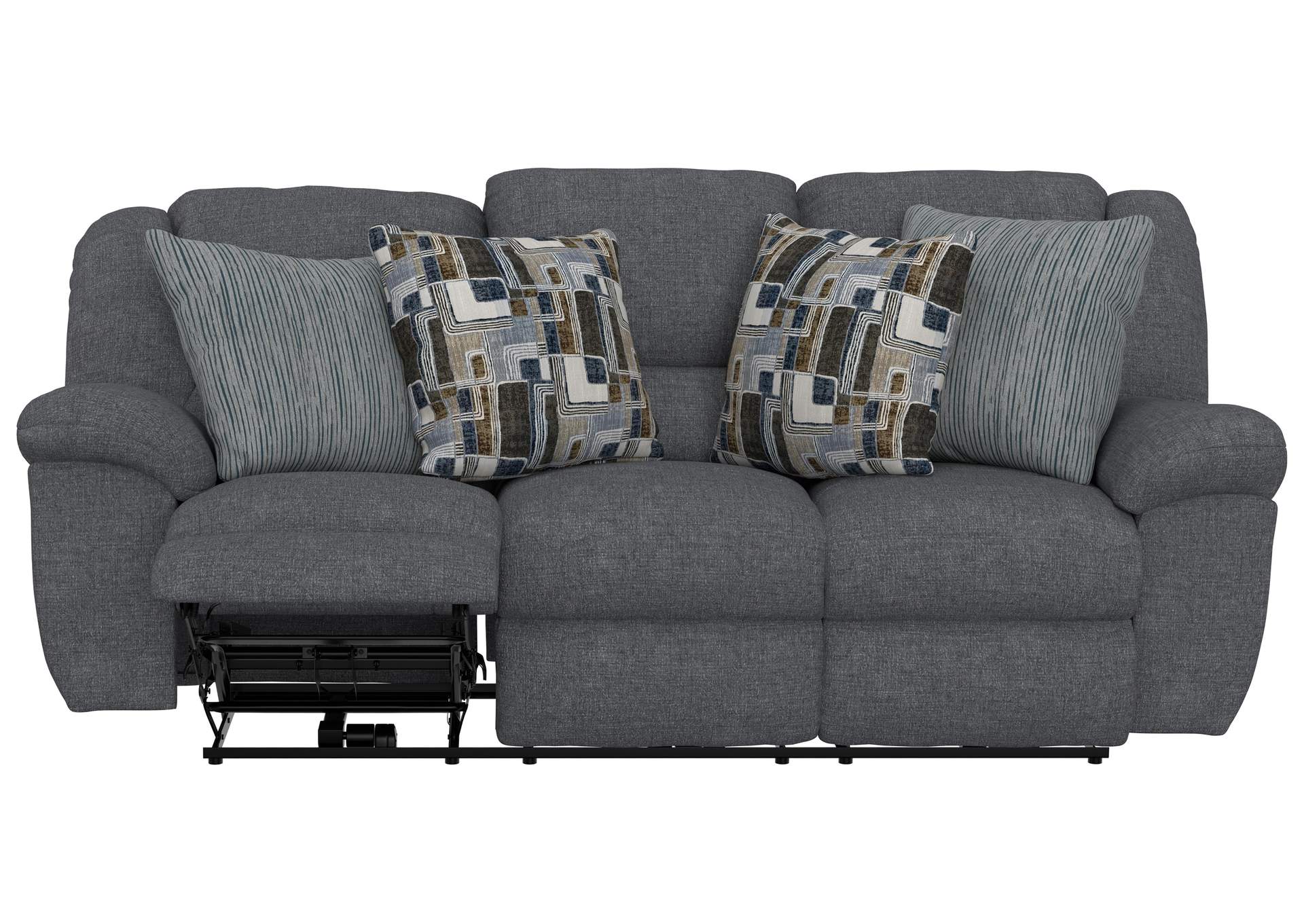 Trifecta Power Sofa with 3 Recliners and Drop Down Table image 14