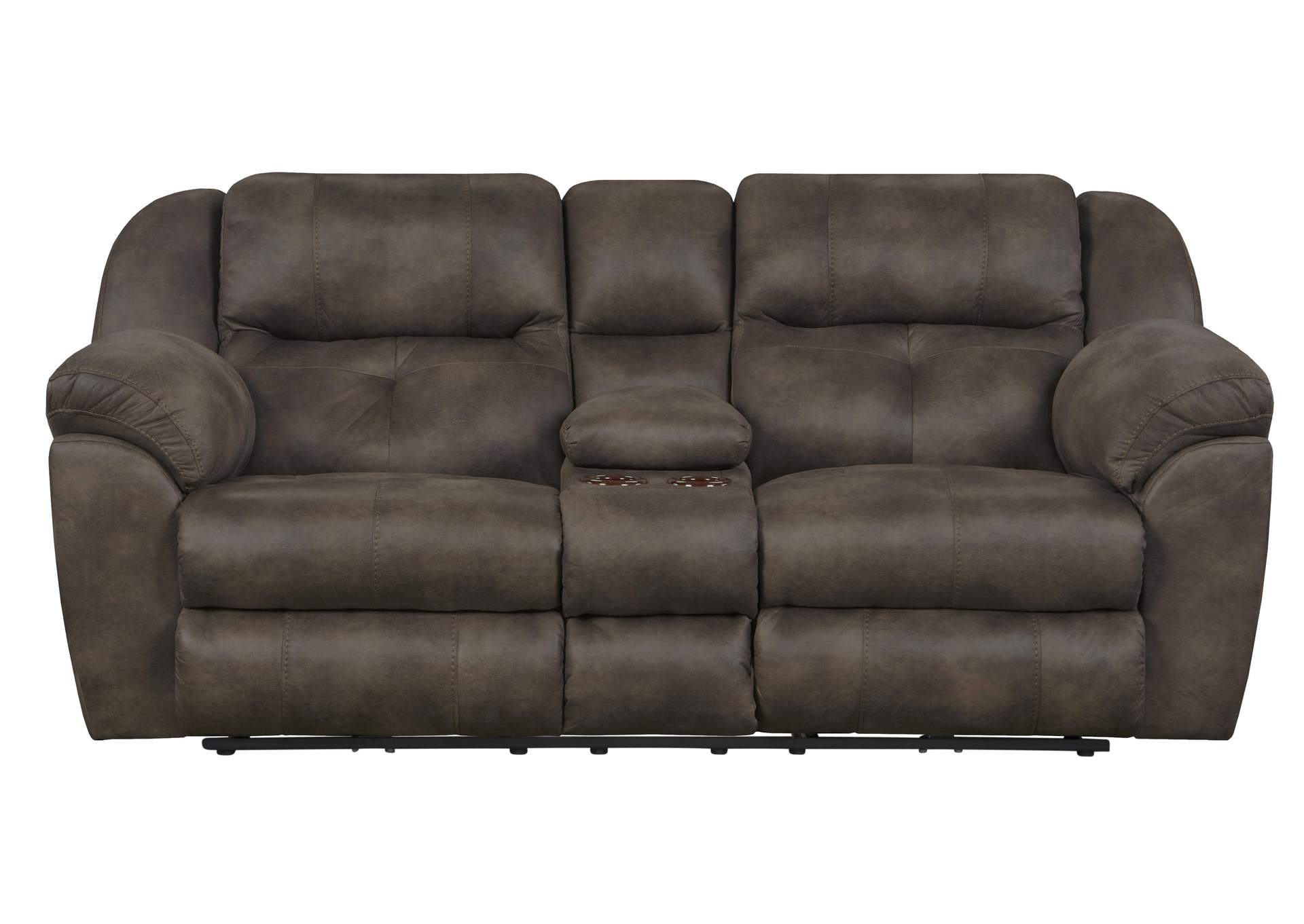 Ferrington Power Headrest Power Lay Flat Reclining Console Loveseat image 5