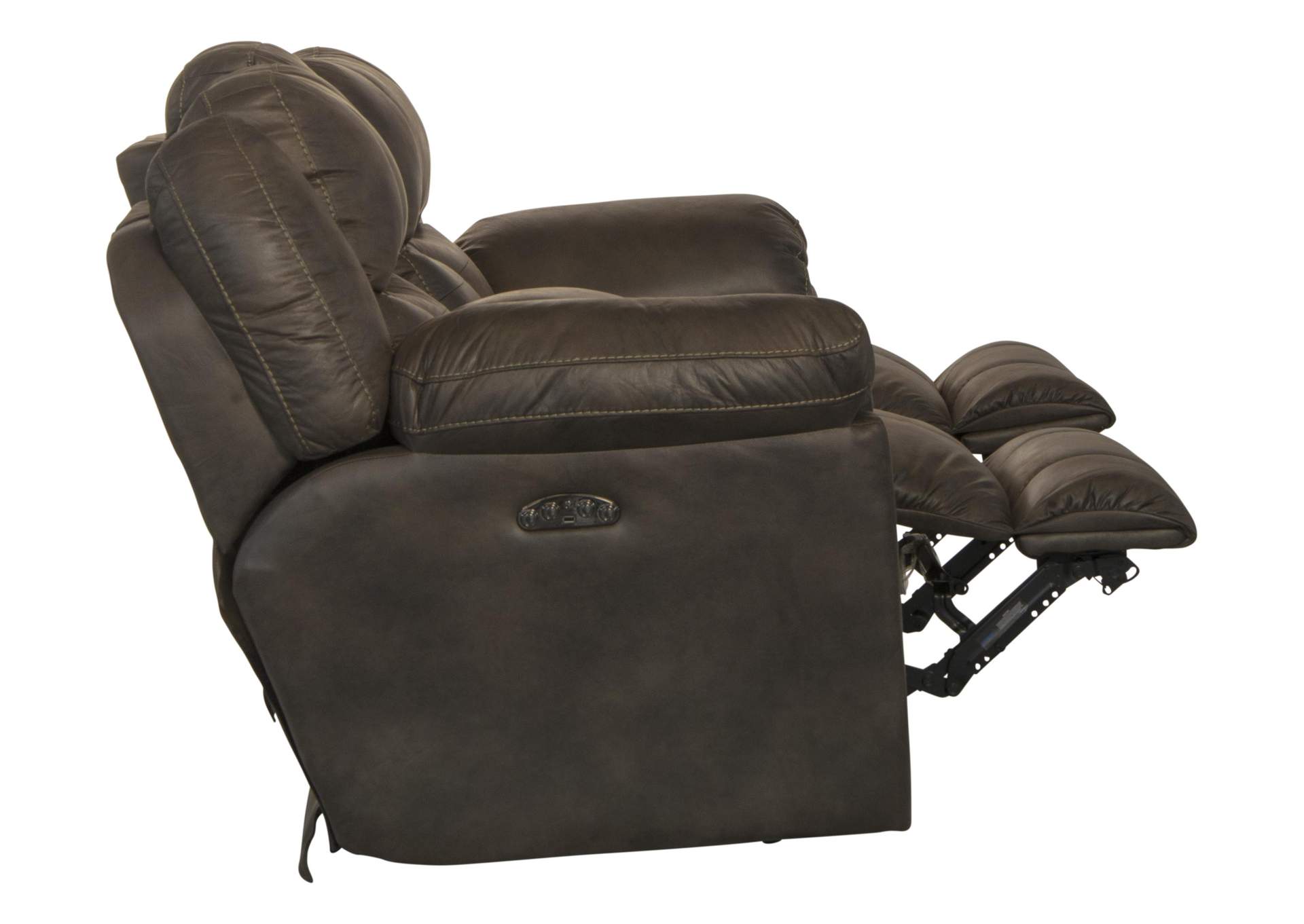 Ferrington Power Headrest Power Lay Flat Reclining Console Loveseat image 8