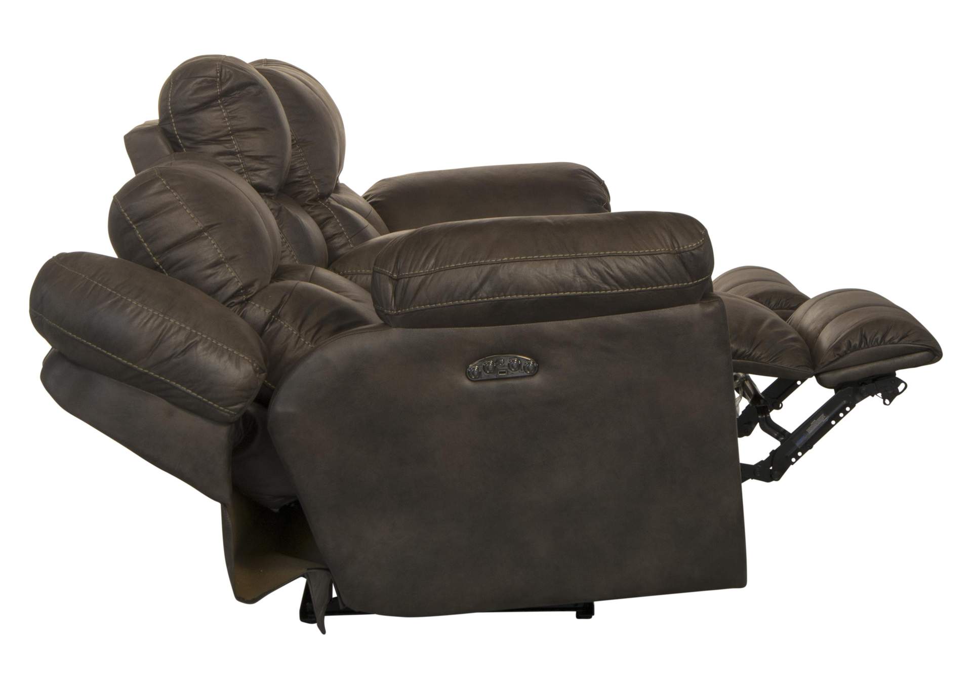 Ferrington Power Headrest Power Lay Flat Reclining Console Loveseat image 10