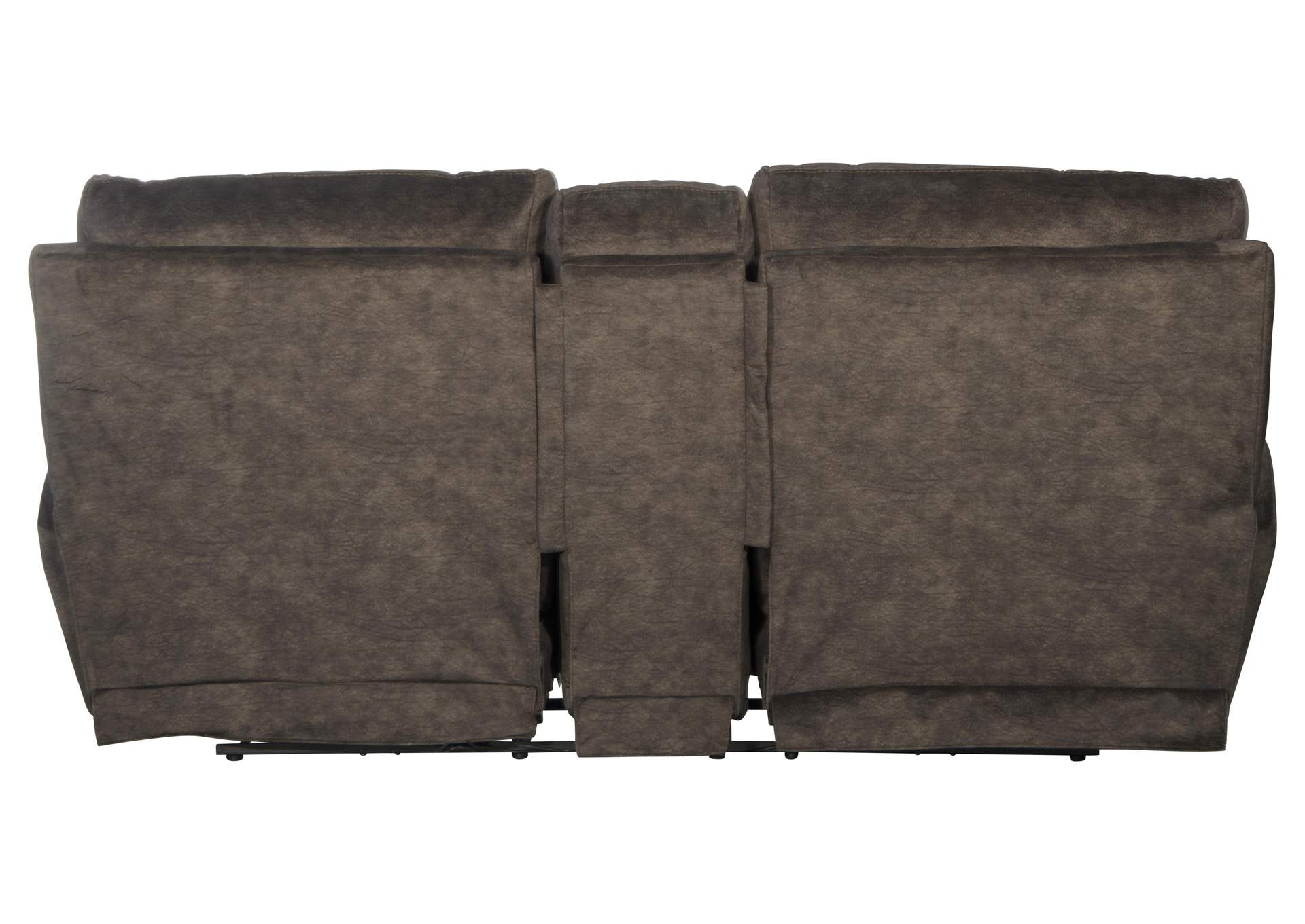 Sedona Power Headrest Lay Flat Reclining Console Loveseat with Storage and Cupholders image 6