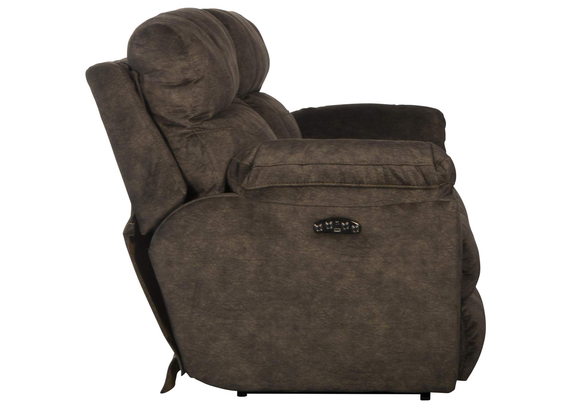 Sedona Power Headrest Lay Flat Reclining Console Loveseat with Storage and Cupholders image 8
