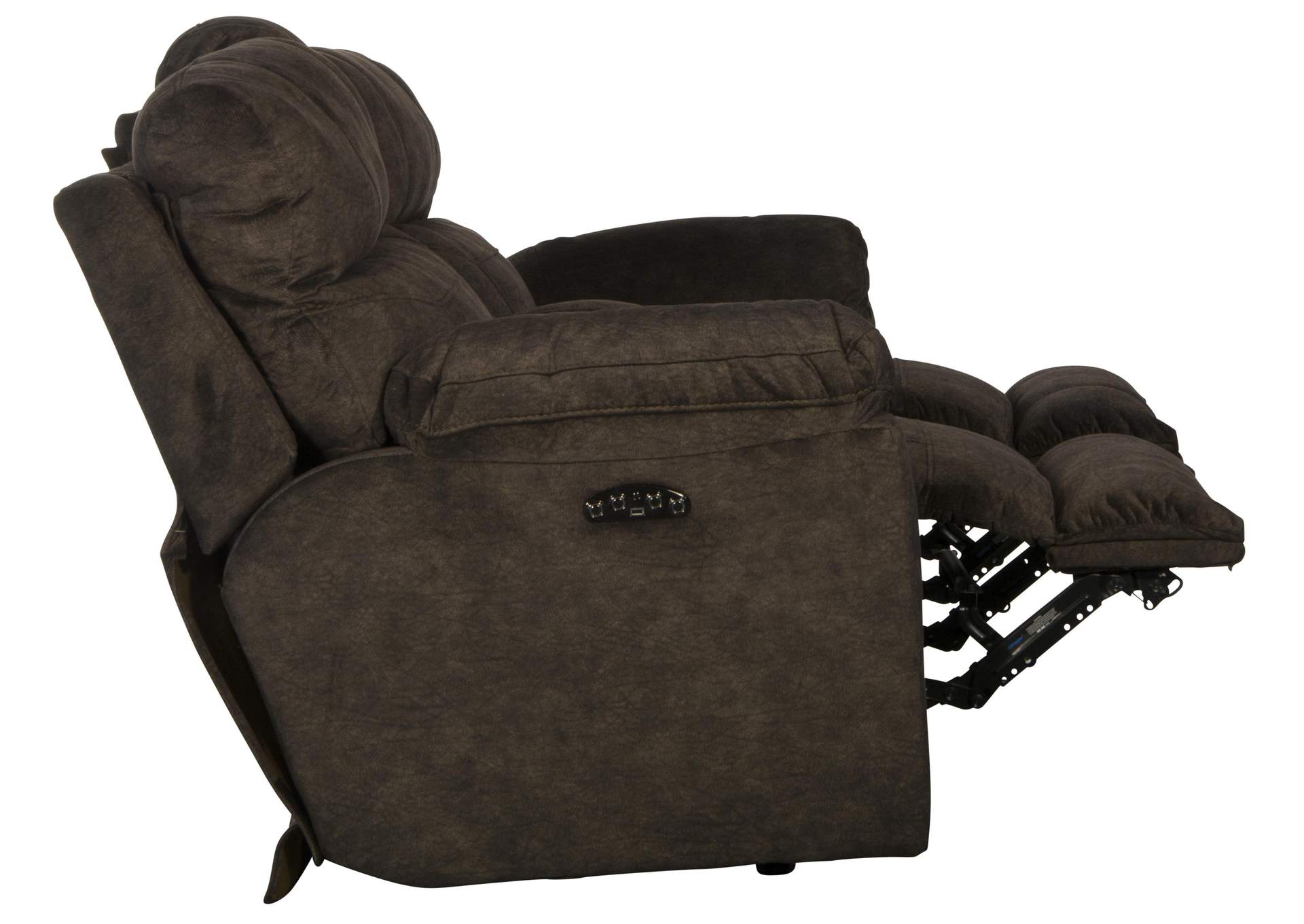 Sedona Power Headrest Lay Flat Reclining Console Loveseat with Storage and Cupholders image 9