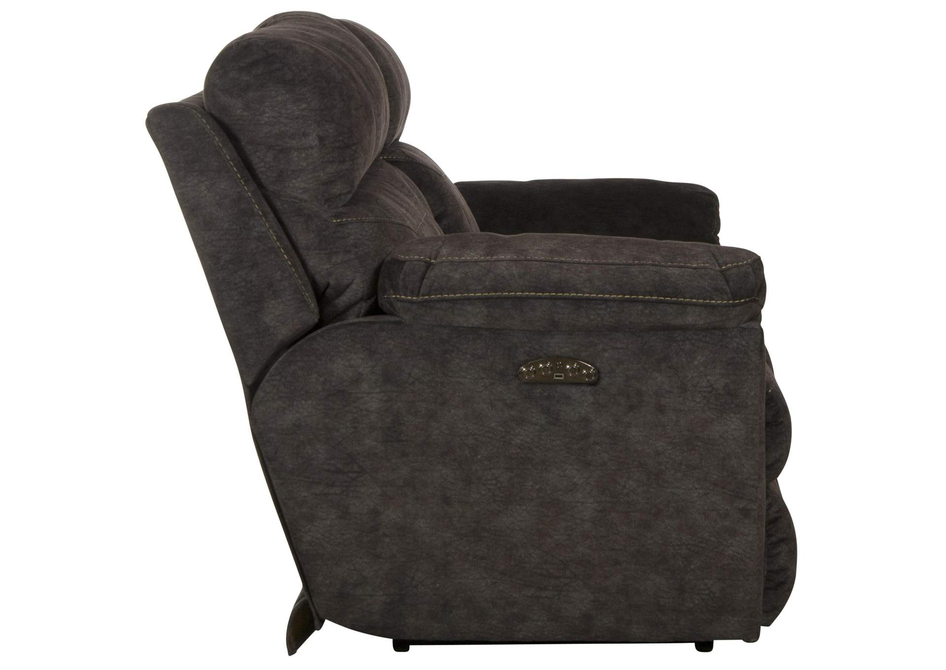 Sedona Power Headrest Lay Flat Reclining Console Loveseat with Storage and Cupholders image 8