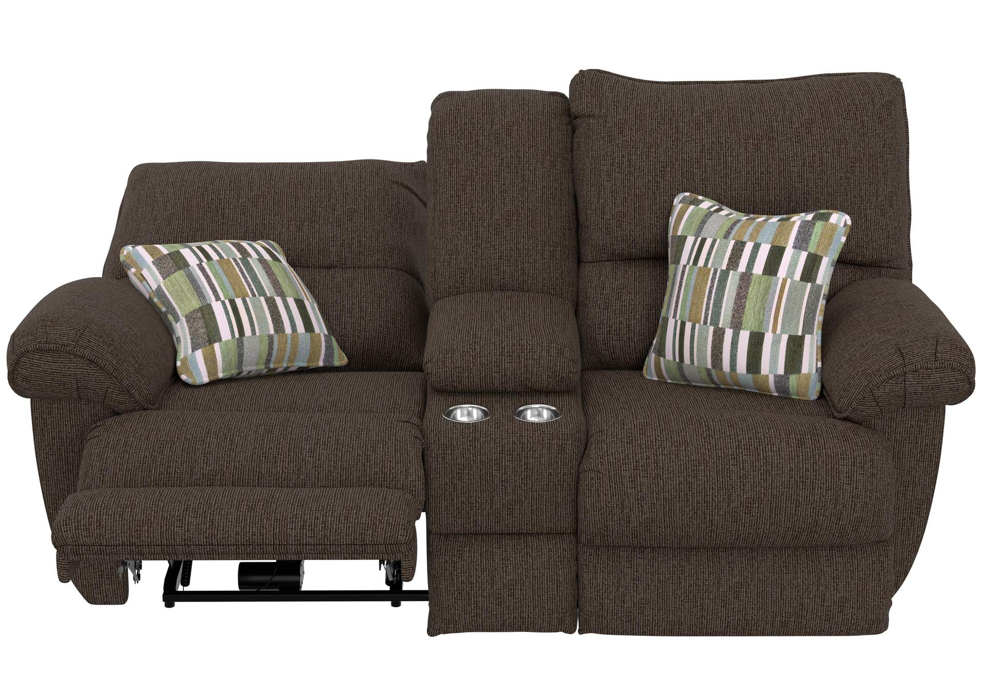 Lenny Power Lay Flat Reclining Console Loveseat image 11